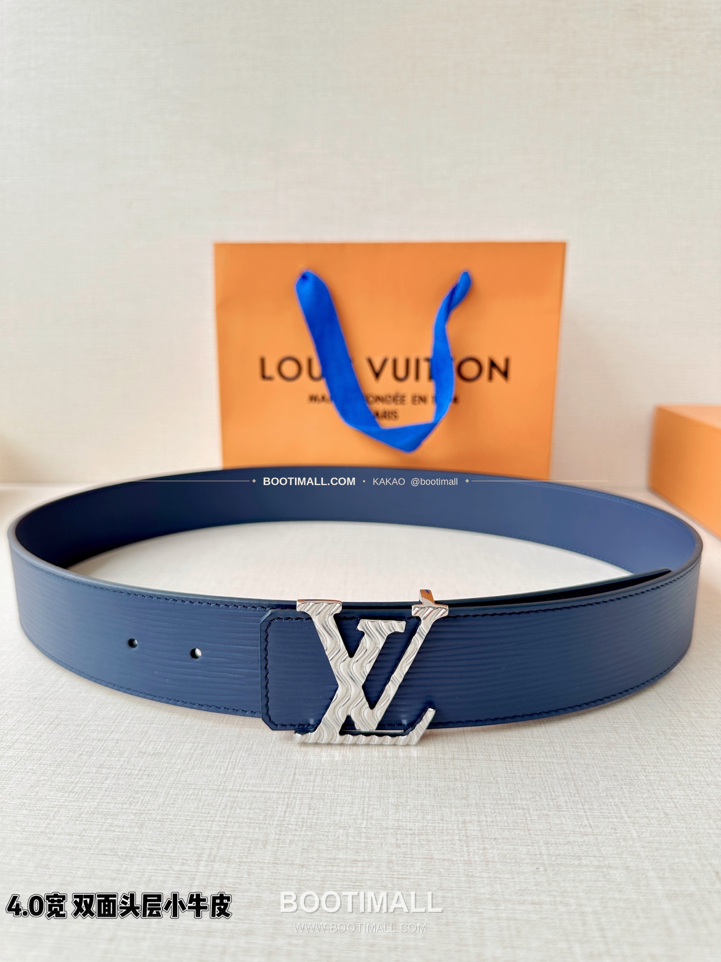 루이비통 LV 에피 카프스킨 이니셜 리버서블 벨트 Louis Vuitton LV Epi Calfskin Initiales Reversible Belt 4cm 1