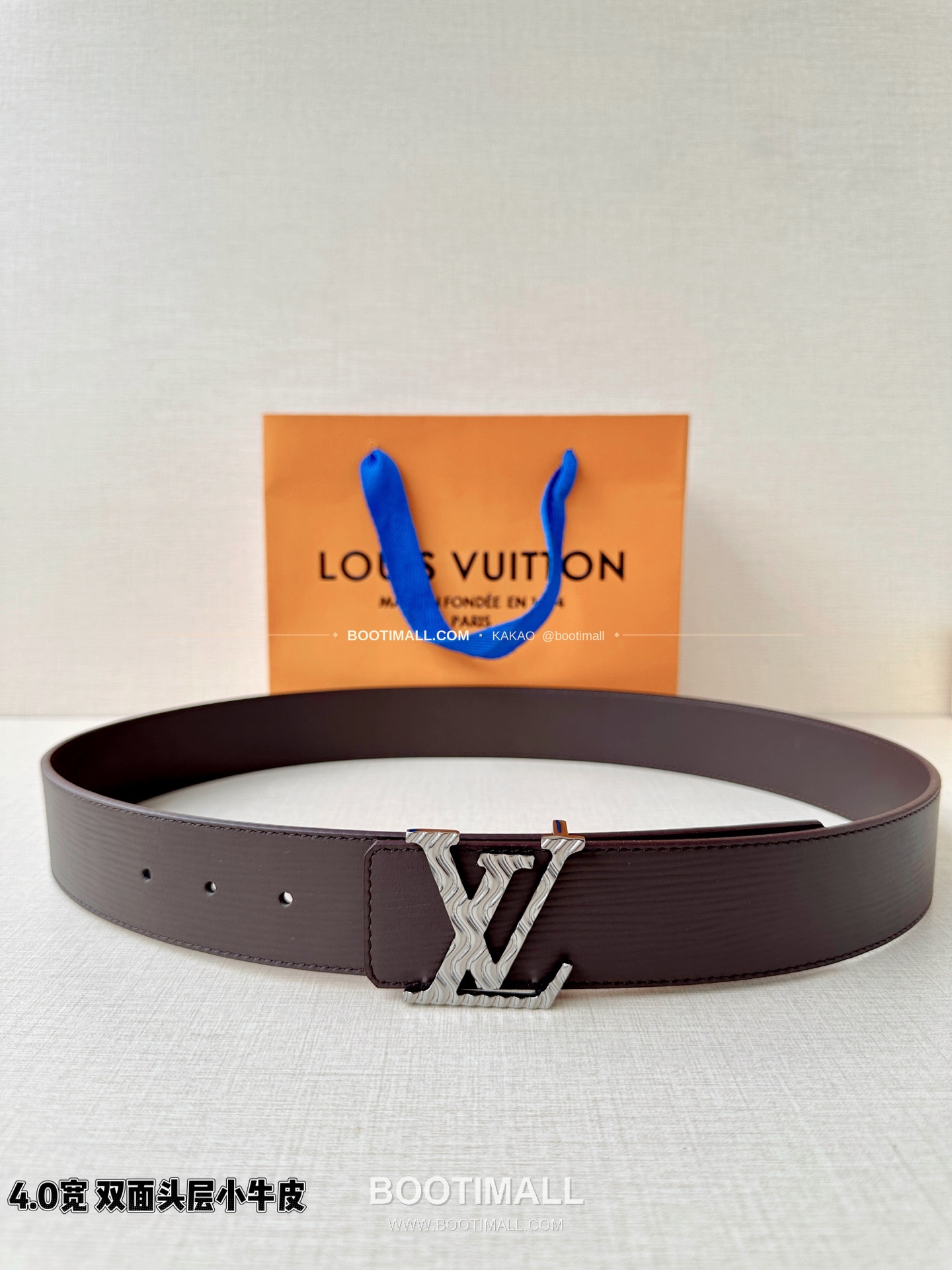 루이비통 LV 에피 카프스킨 이니셜 리버서블 벨트 Louis Vuitton LV Epi Calfskin Initiales Reversible Belt 4cm 1