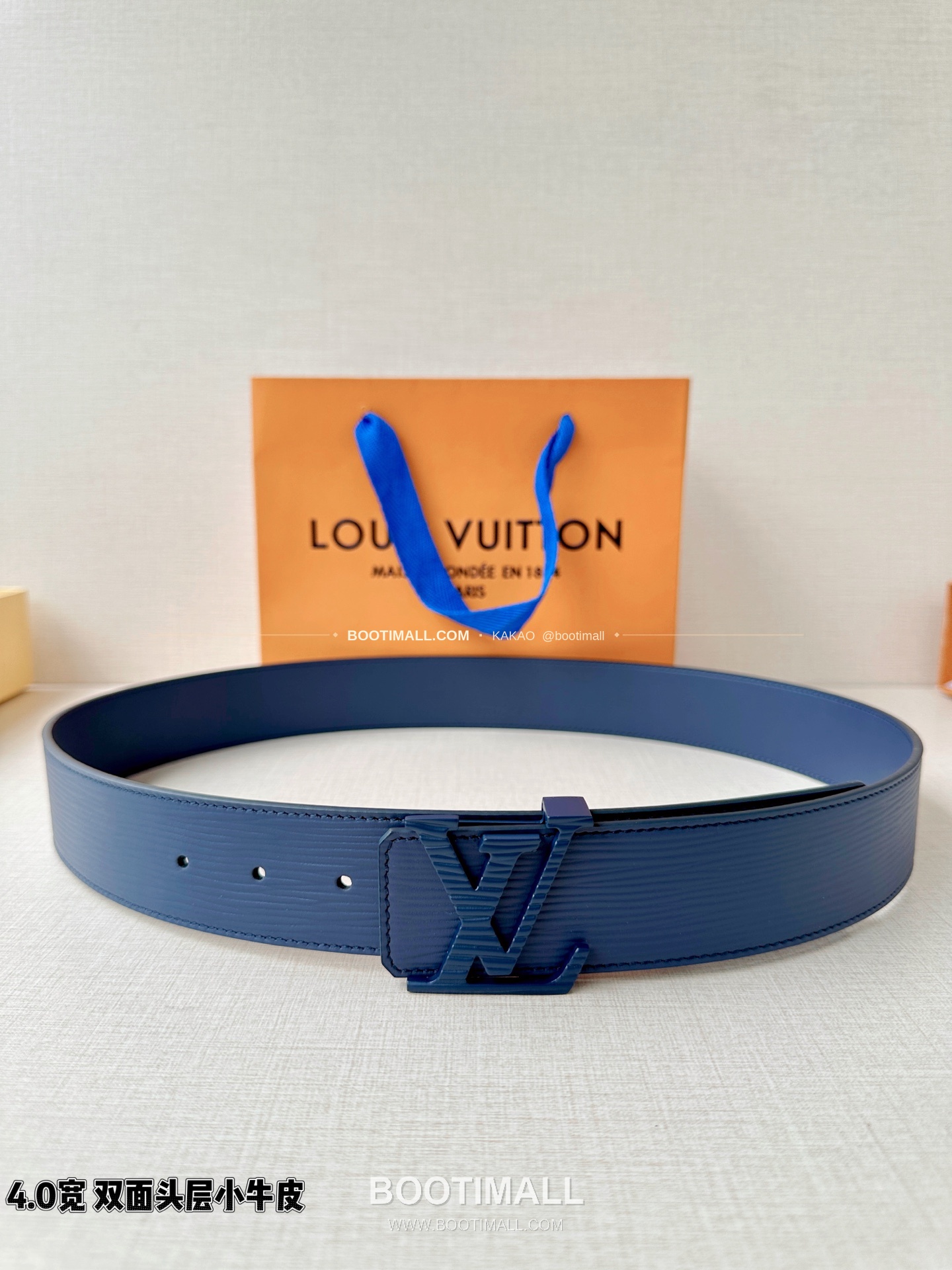 루이비통 LV 에피 카프스킨 이니셜 리버서블 벨트 Louis Vuitton LV Epi Calfskin Initiales Reversible Belt 4cm 1