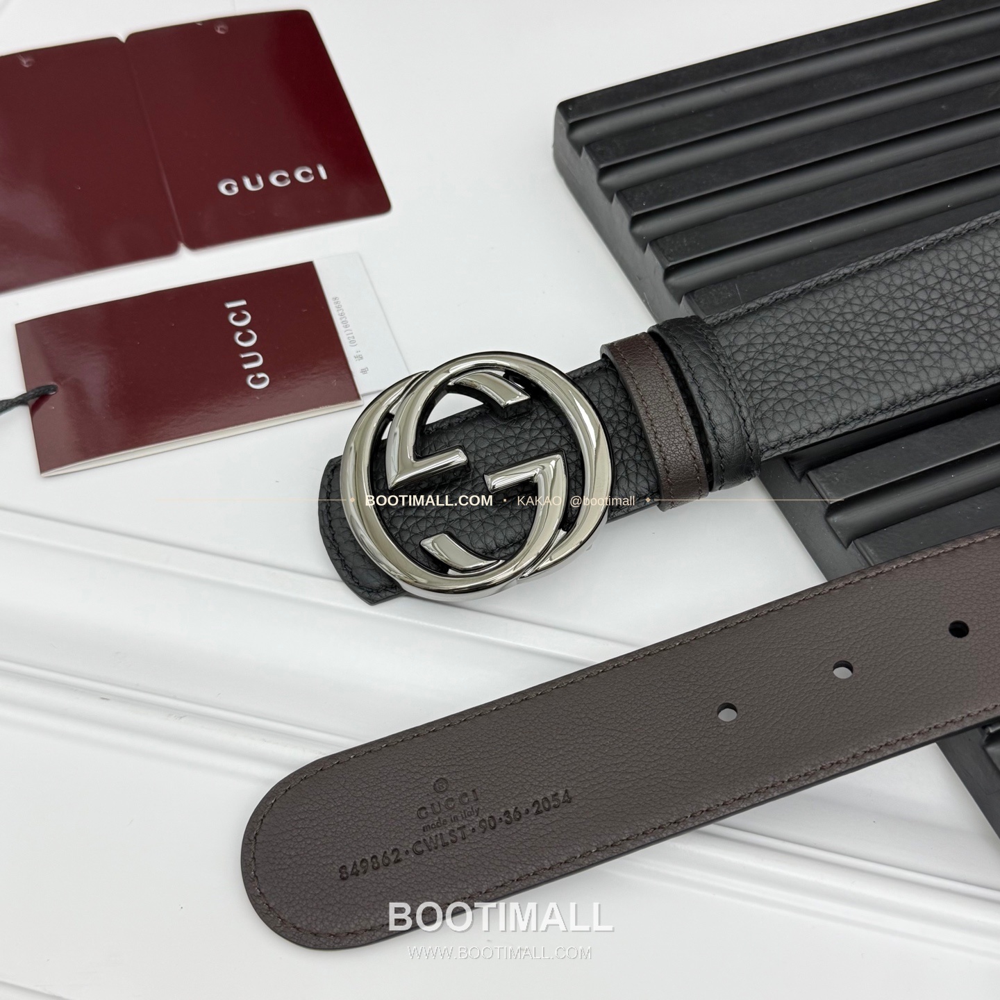구찌 더블G 캔버스 리버서블 핀버클 벨트 Gucci Double G Canvas Reversible Pin Buckle Belt 6