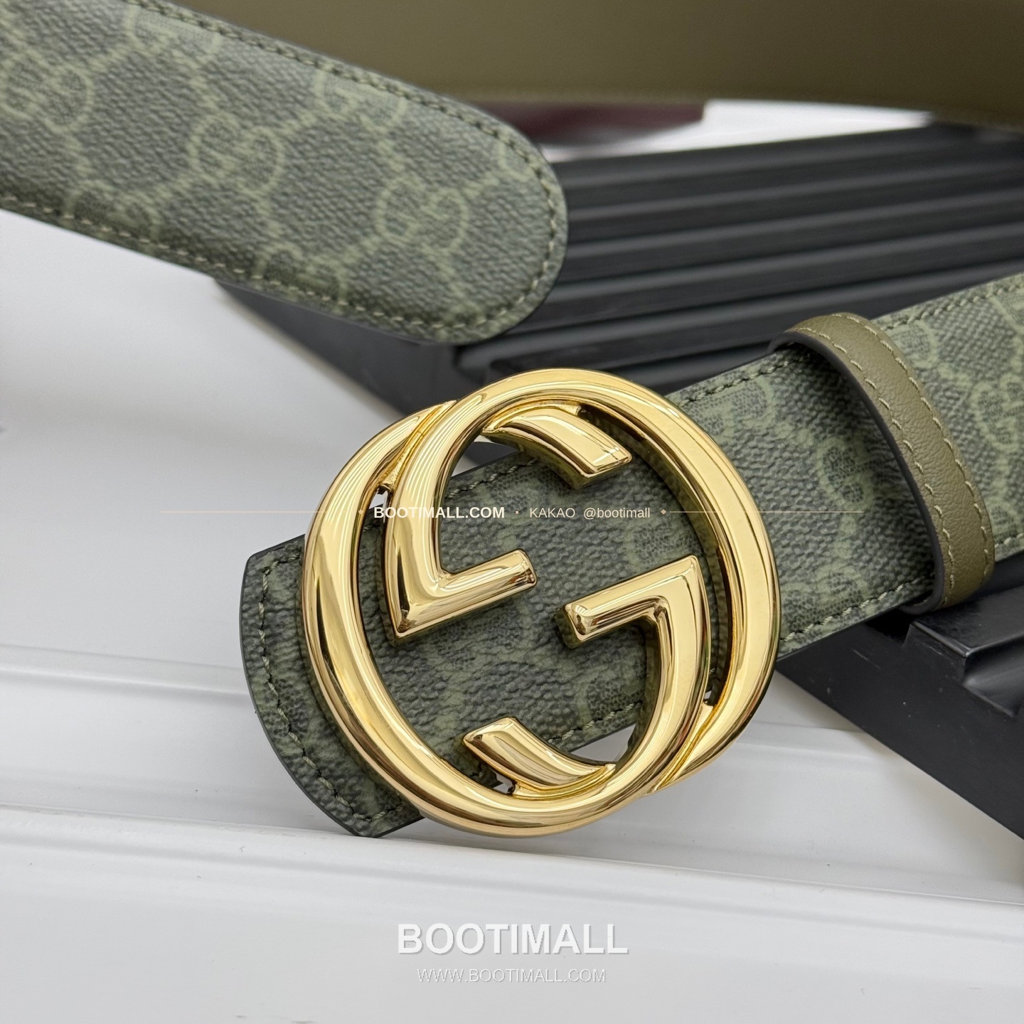 구찌 더블G 캔버스 리버서블 핀버클 벨트 Gucci Double G Canvas Reversible Pin Buckle Belt 7