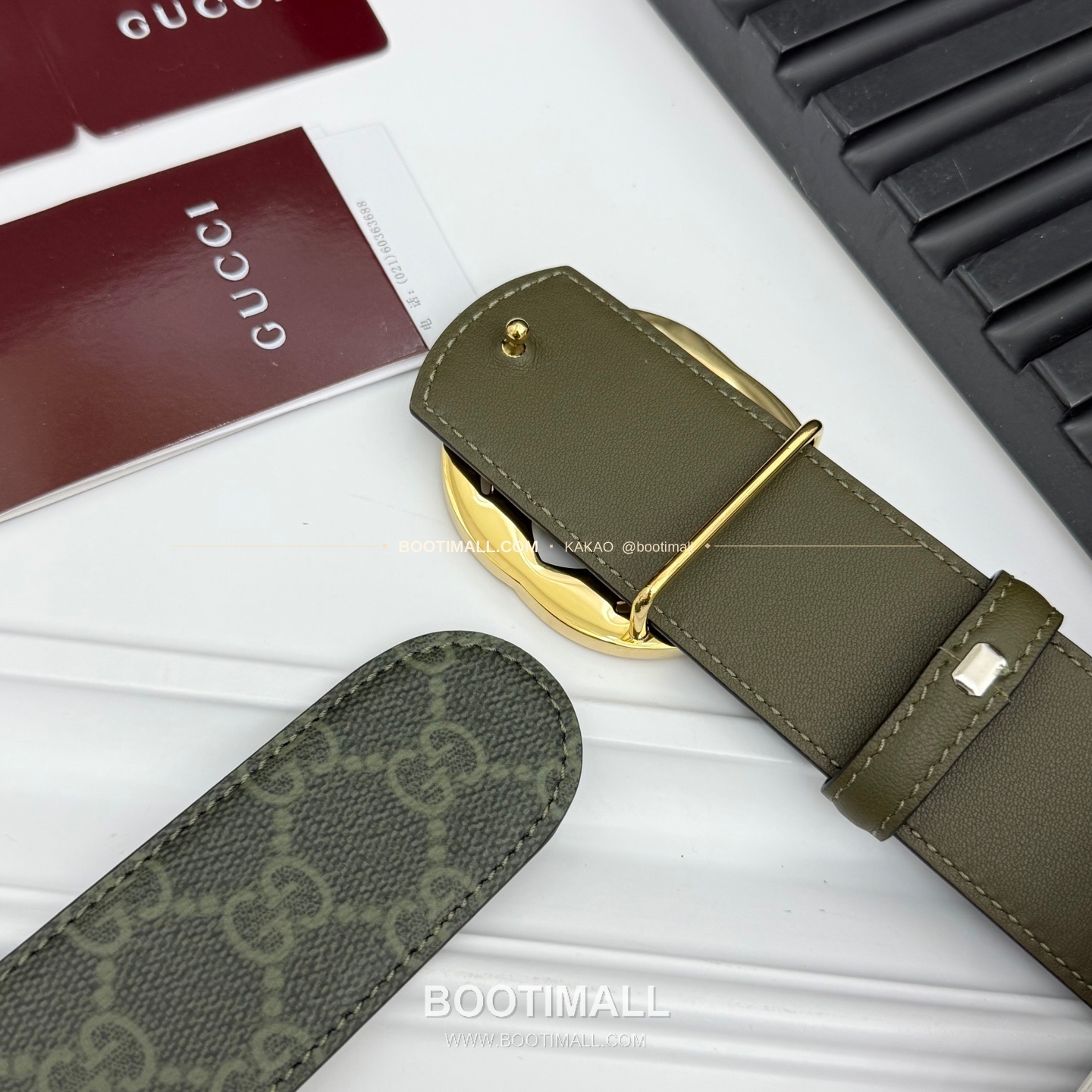 구찌 더블G 캔버스 리버서블 핀버클 벨트 Gucci Double G Canvas Reversible Pin Buckle Belt 9