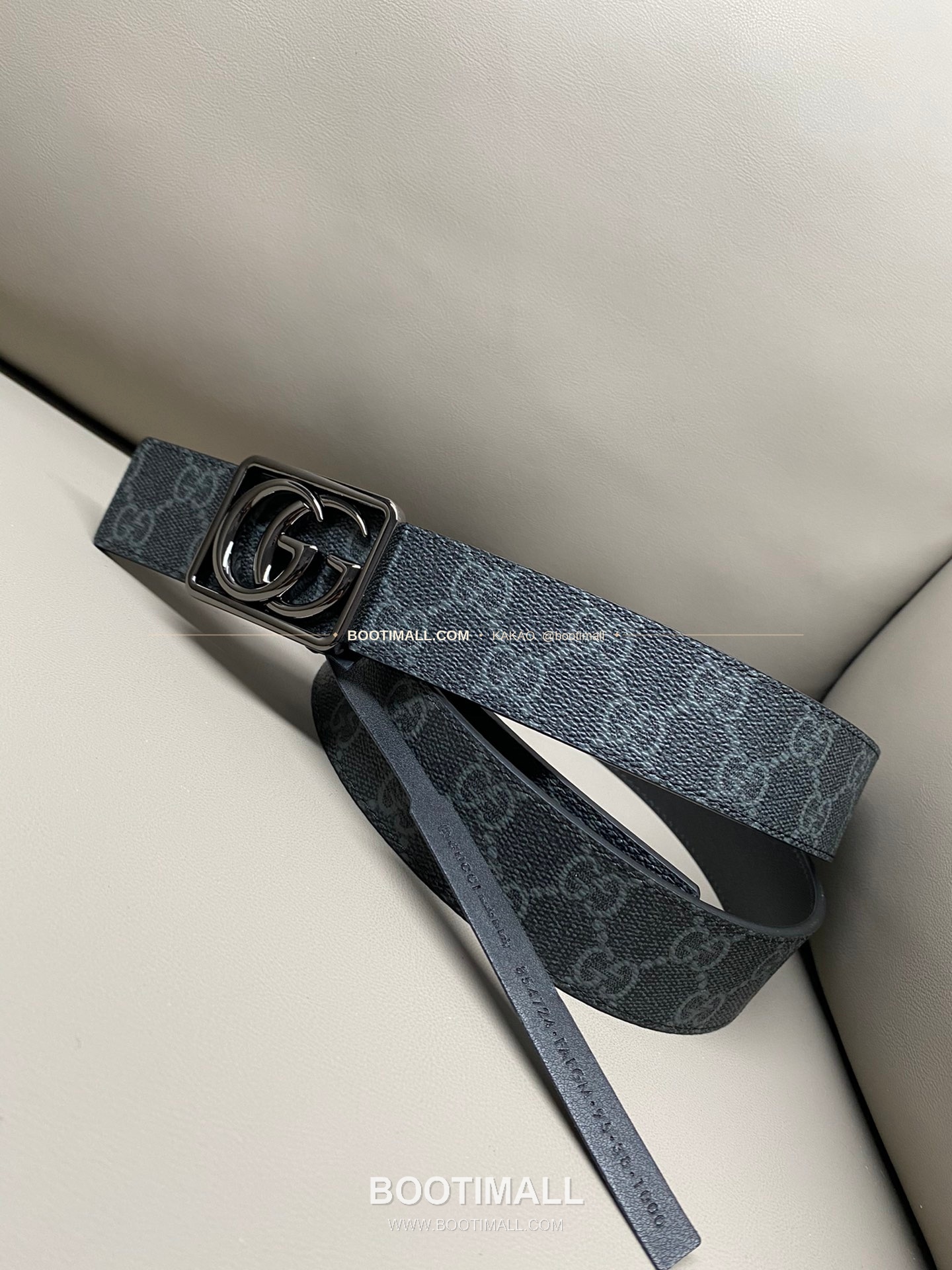 구찌 GG 마몬트 카프스킨 더블G 리버서블 벨트 Gucci GG Marmont Calfskin Double G Reversible Belt 3.5cm 2