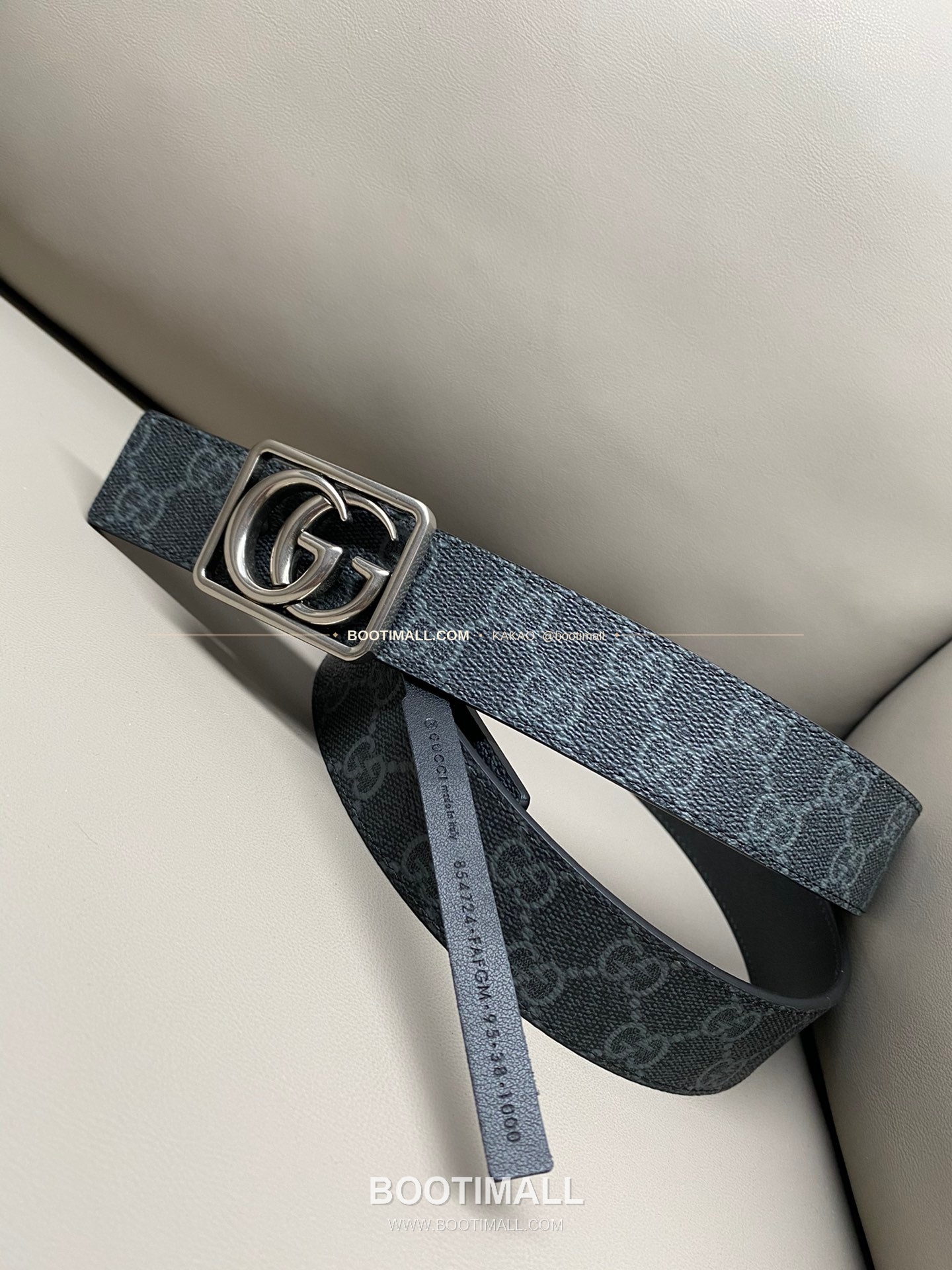 구찌 GG 마몬트 카프스킨 더블G 리버서블 벨트 Gucci GG Marmont Calfskin Double G Reversible Belt 3.5cm 2
