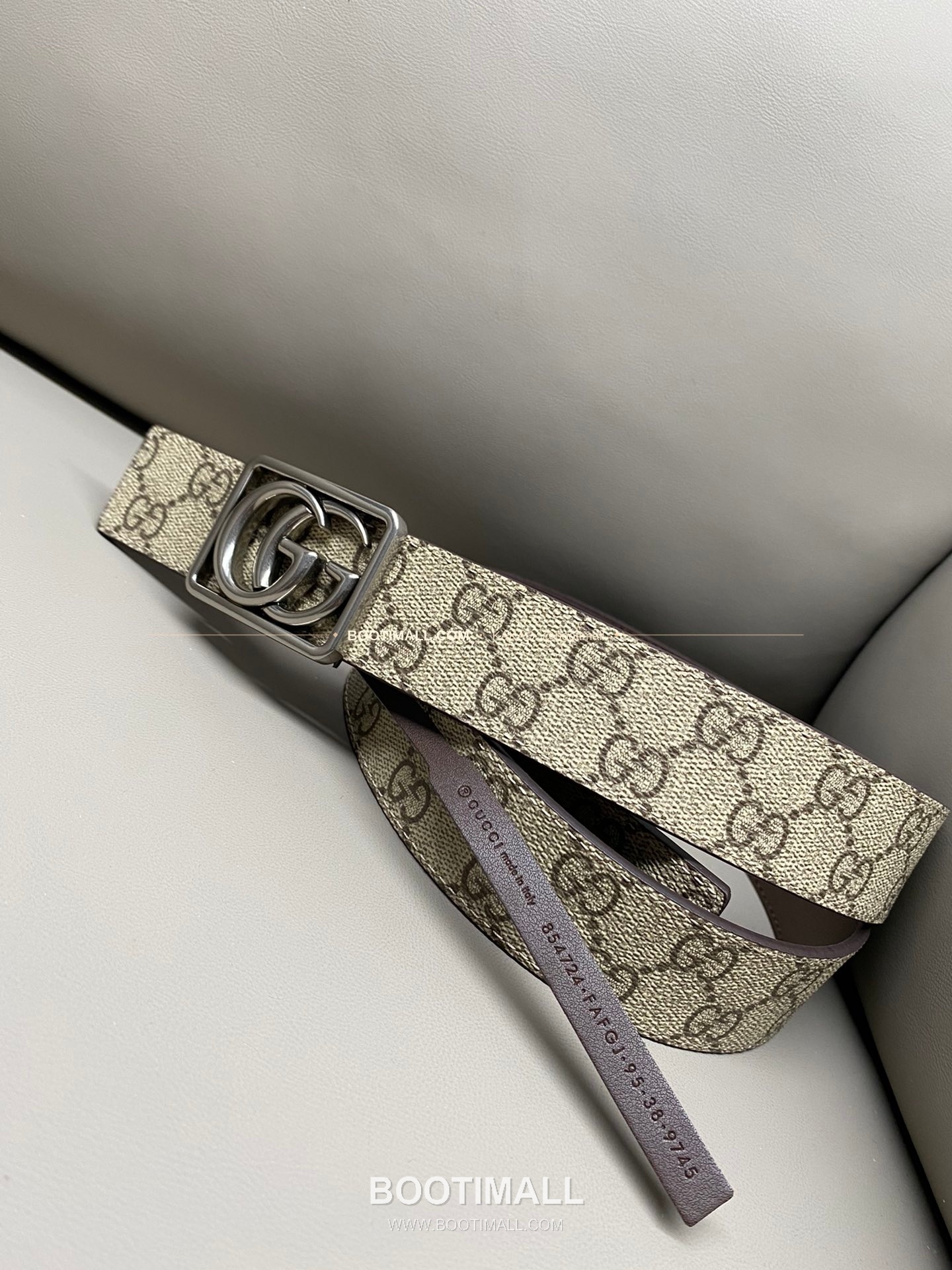 구찌 GG 마몬트 카프스킨 더블G 리버서블 벨트 Gucci GG Marmont Calfskin Double G Reversible Belt 3.5cm 2