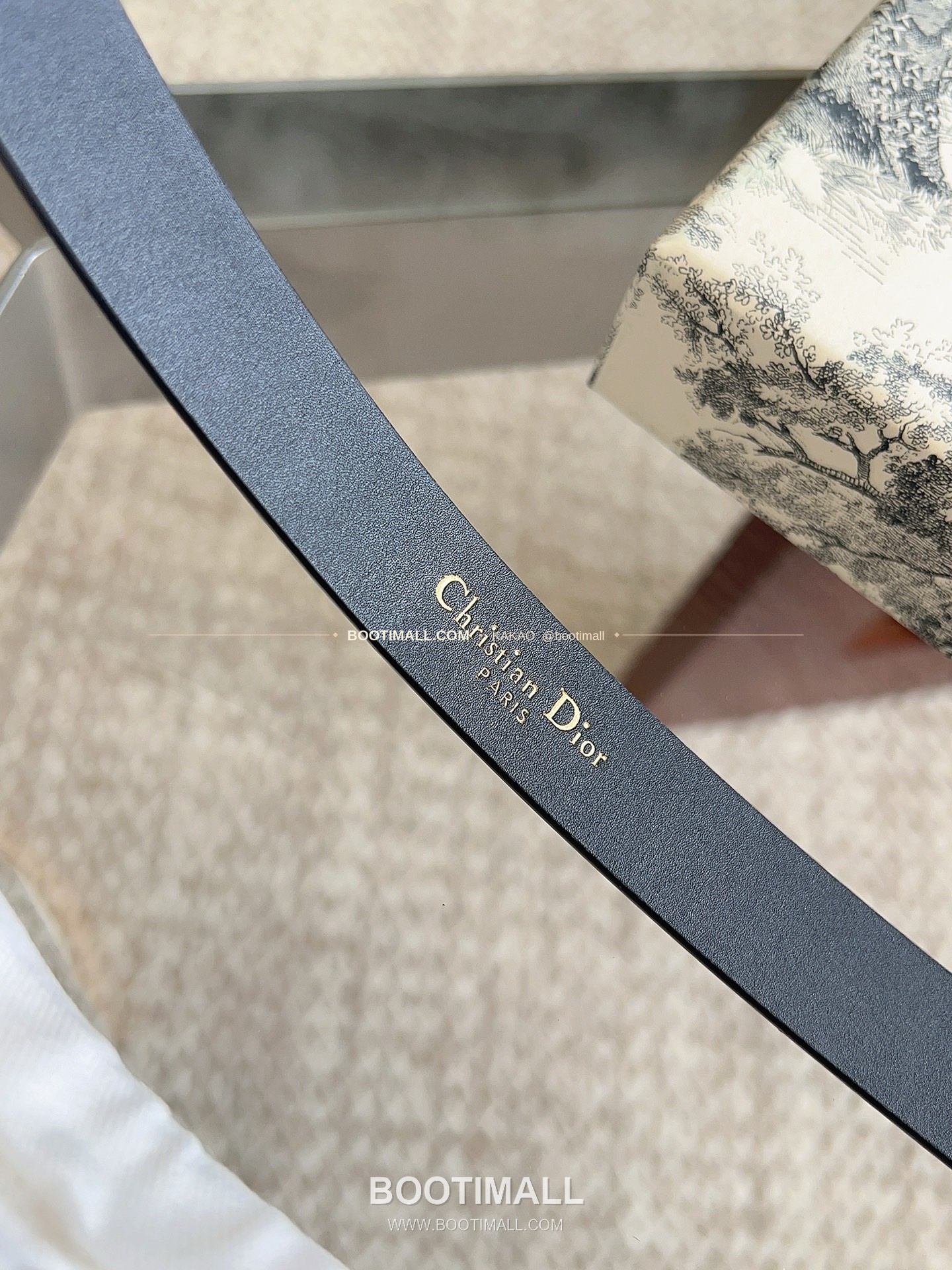 디올 세디올 카프스킨 CD 버클 블랙 벨트 Dior C'est Dior Calfskin CD Buckle Black Belt 2cm 8