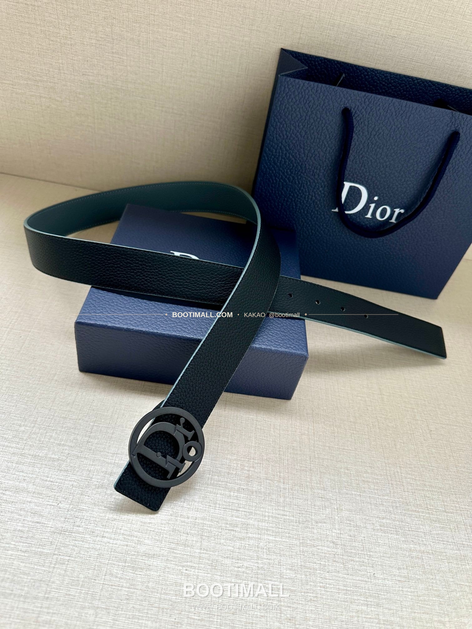 디올 CD 오블리크 브라스 버클 화이트 골드 벨트 Dior CD Oblique Brass Buckle White Gold Belt 3.5cm 2