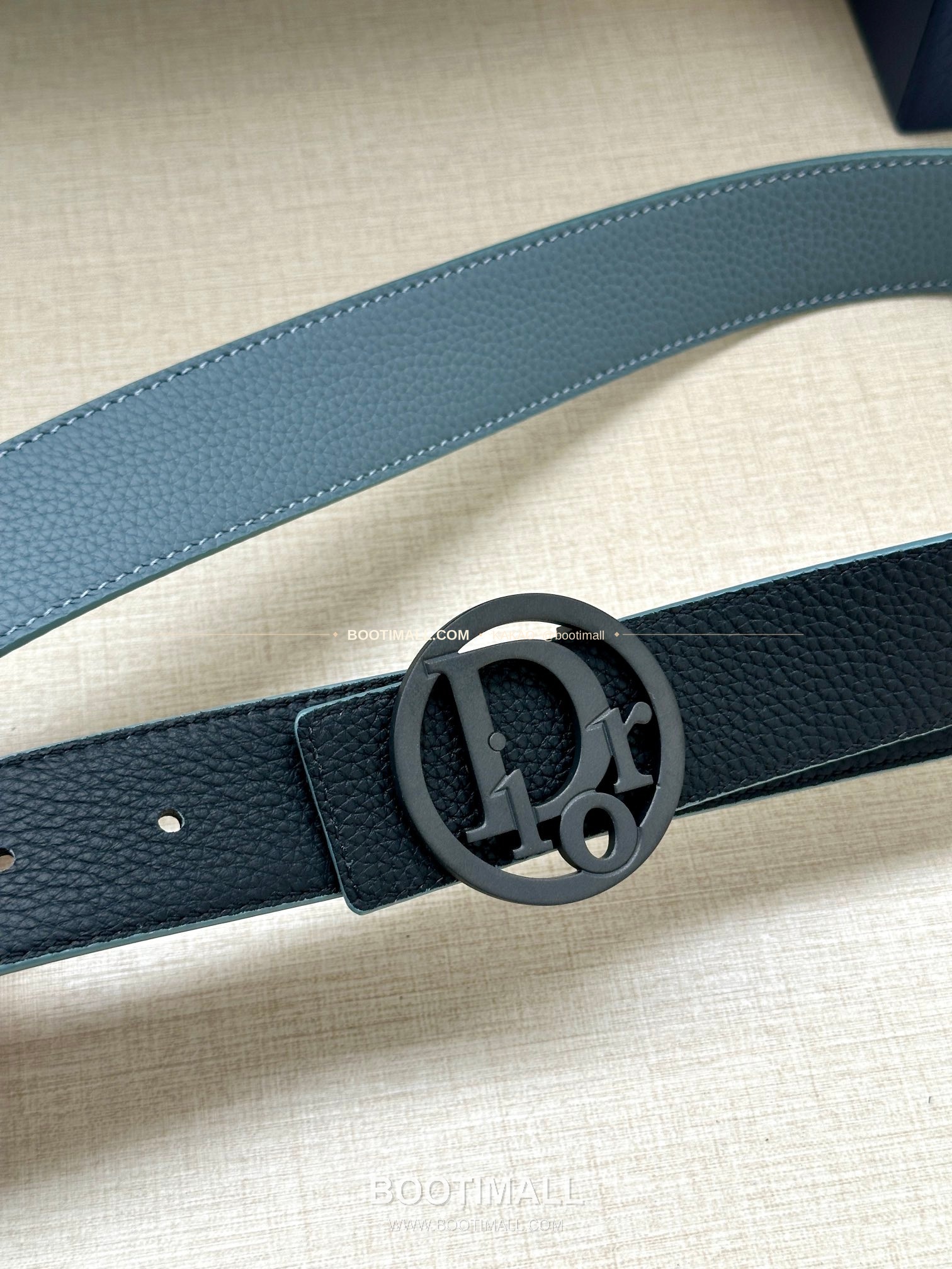 디올 CD 오블리크 브라스 버클 화이트 골드 벨트 Dior CD Oblique Brass Buckle White Gold Belt 3.5cm 3