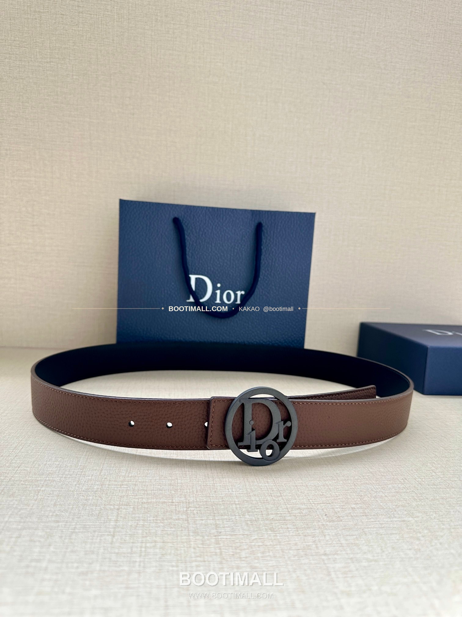 디올 CD 오블리크 브라스 버클 화이트 골드 벨트 Dior CD Oblique Brass Buckle White Gold Belt 3.5cm 1