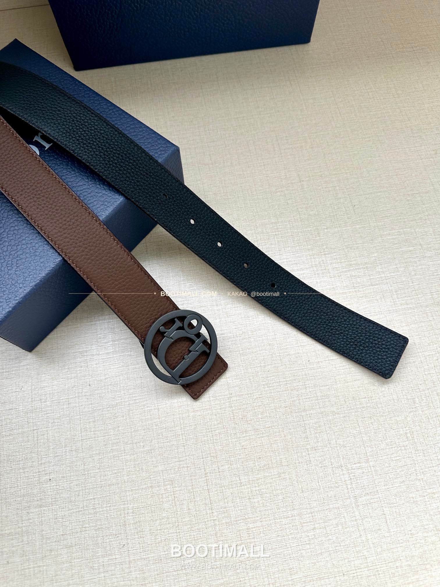 디올 CD 오블리크 브라스 버클 화이트 골드 벨트 Dior CD Oblique Brass Buckle White Gold Belt 3.5cm 6