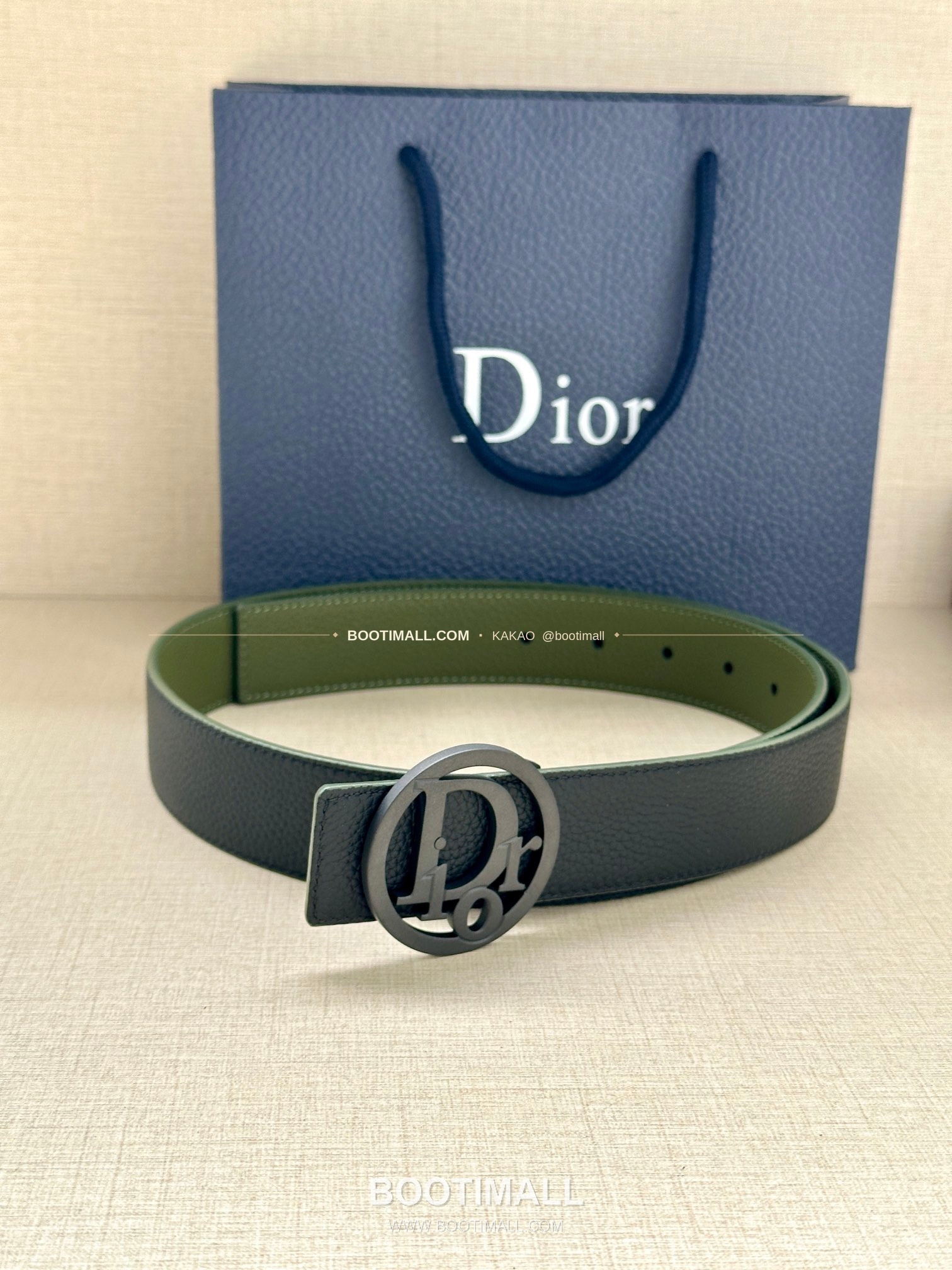 디올 CD 오블리크 브라스 버클 화이트 골드 벨트 Dior CD Oblique Brass Buckle White Gold Belt 3.5cm 4