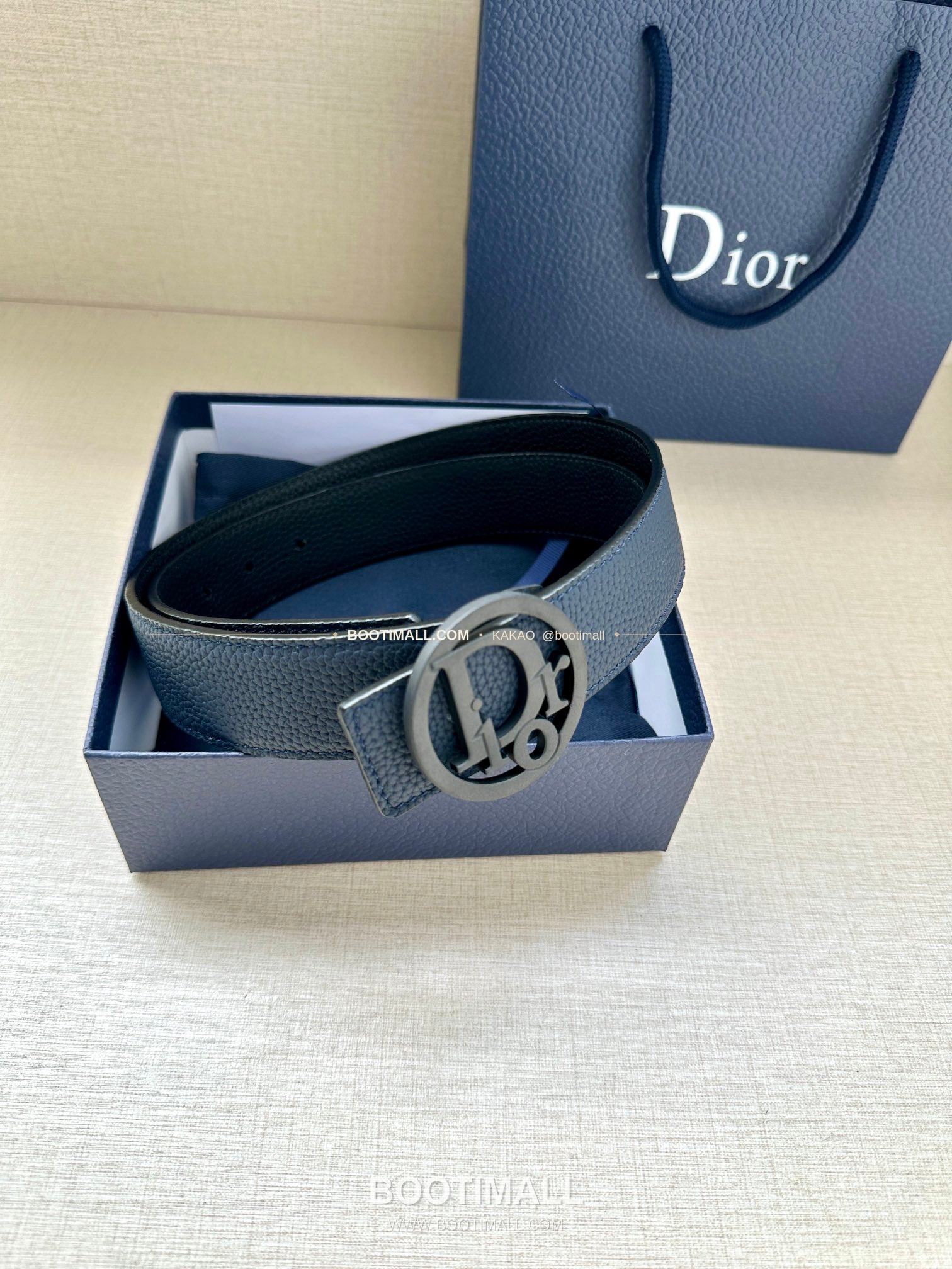 디올 CD 오블리크 브라스 버클 화이트 골드 벨트 Dior CD Oblique Brass Buckle White Gold Belt 3.5cm 2