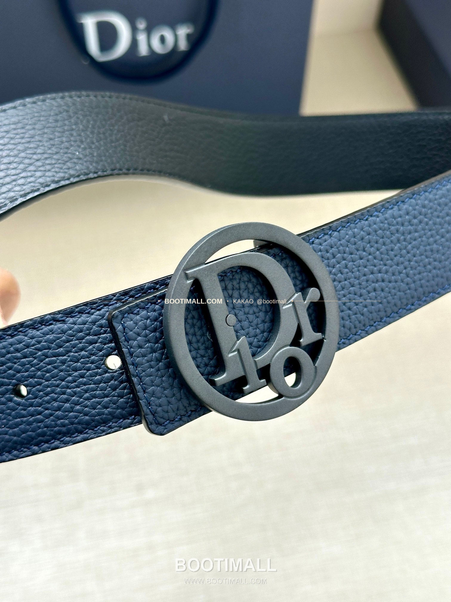 디올 CD 오블리크 브라스 버클 화이트 골드 벨트 Dior CD Oblique Brass Buckle White Gold Belt 3.5cm 4