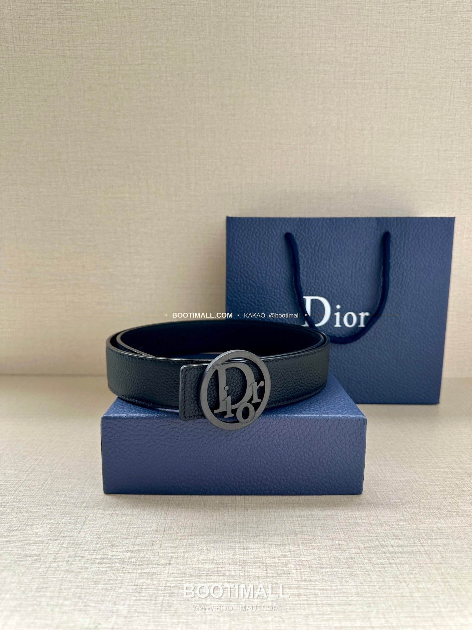 디올 CD 오블리크 브라스 버클 화이트 골드 벨트 Dior CD Oblique Brass Buckle White Gold Belt 3.5cm 2