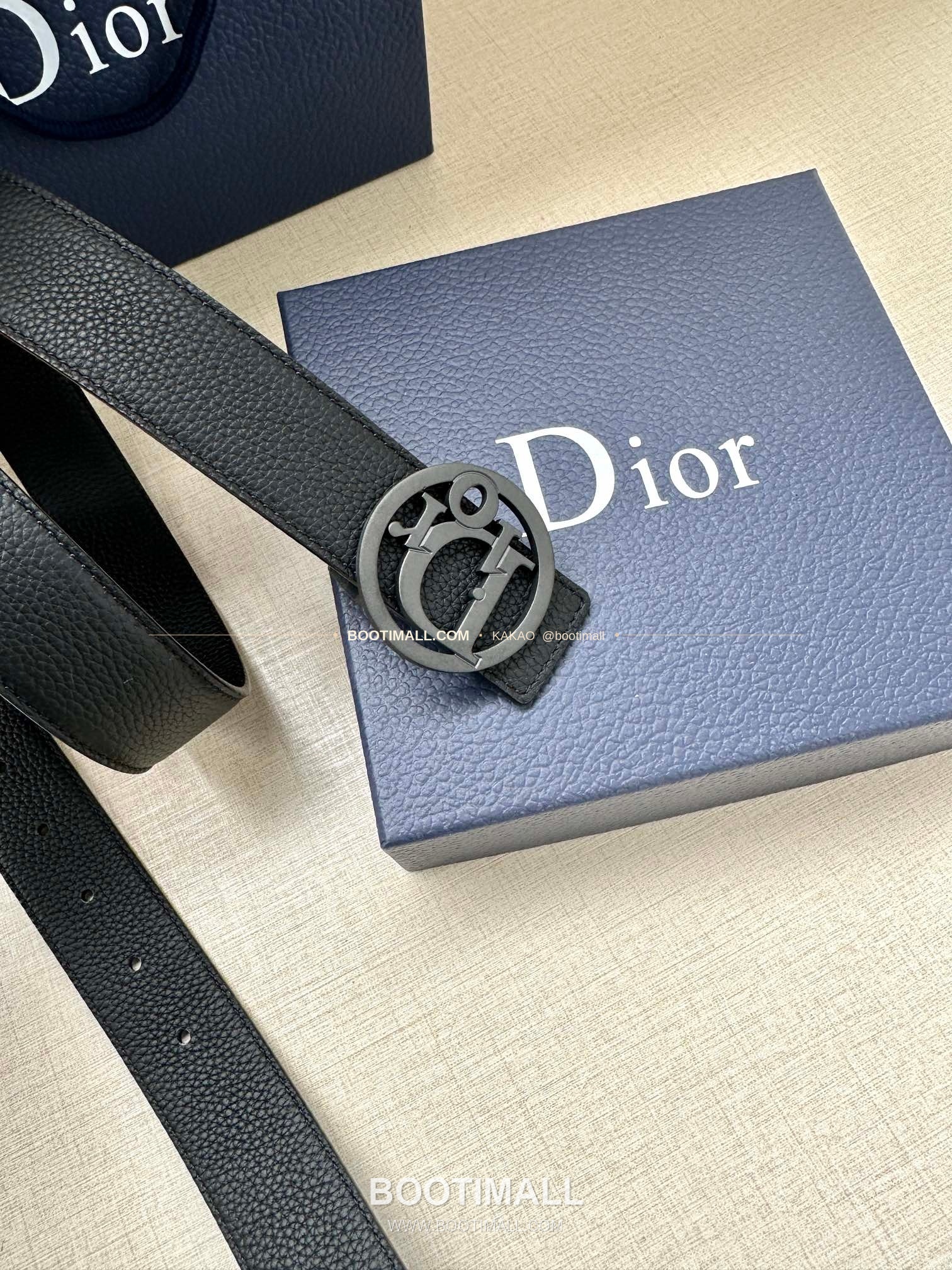 디올 CD 오블리크 브라스 버클 화이트 골드 벨트 Dior CD Oblique Brass Buckle White Gold Belt 3.5cm 4