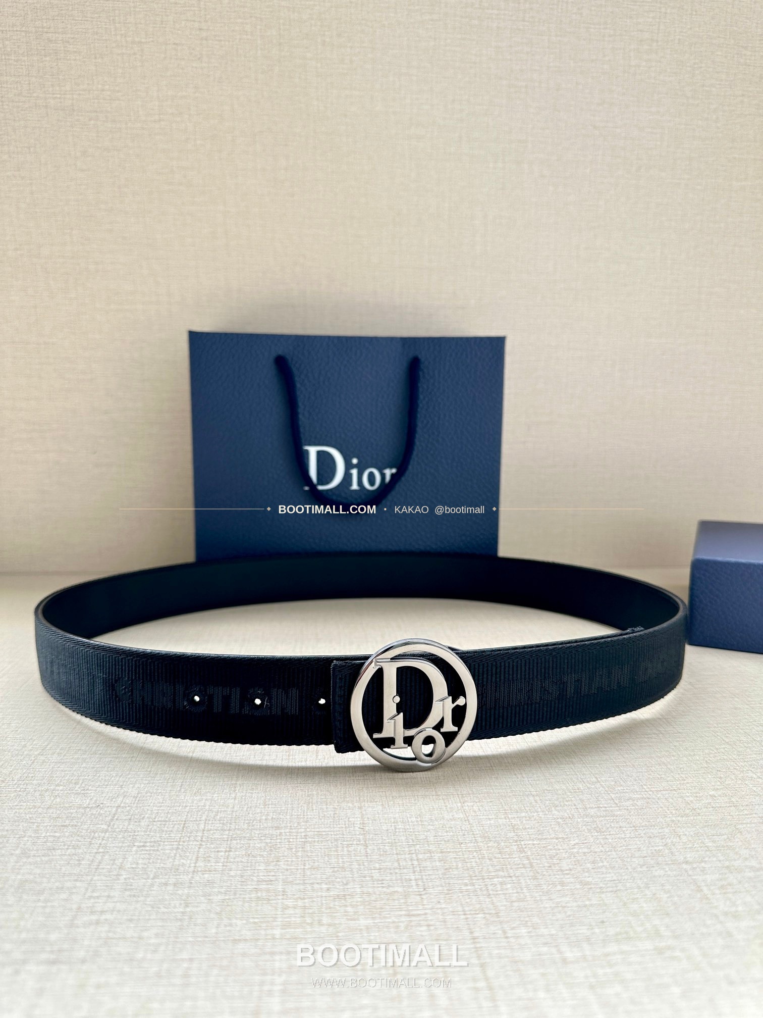 디올 CD 오블리크 브라스 버클 화이트 골드 벨트 Dior CD Oblique Brass Buckle White Gold Belt 3.5cm 1