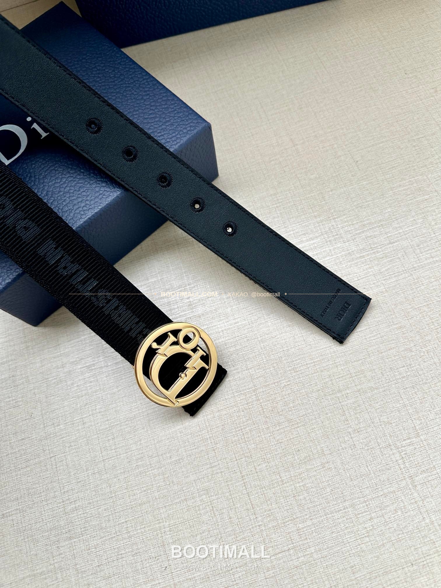 디올 CD 오블리크 브라스 버클 화이트 골드 벨트 Dior CD Oblique Brass Buckle White Gold Belt 3.5cm 6
