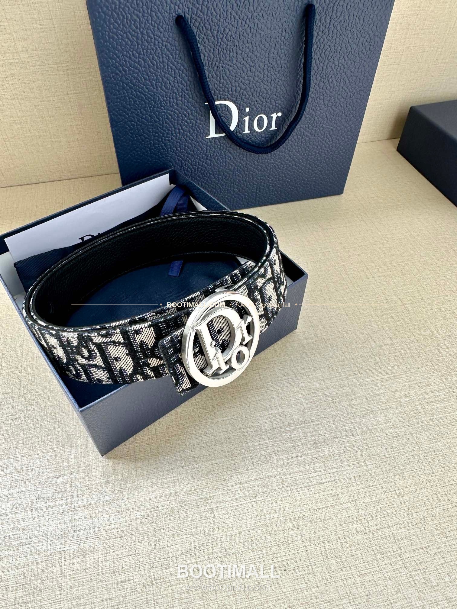 디올 CD 오블리크 브라스 버클 골드 벨트 Dior CD Oblique Brass Buckle Gold Belt 3.5cm 3