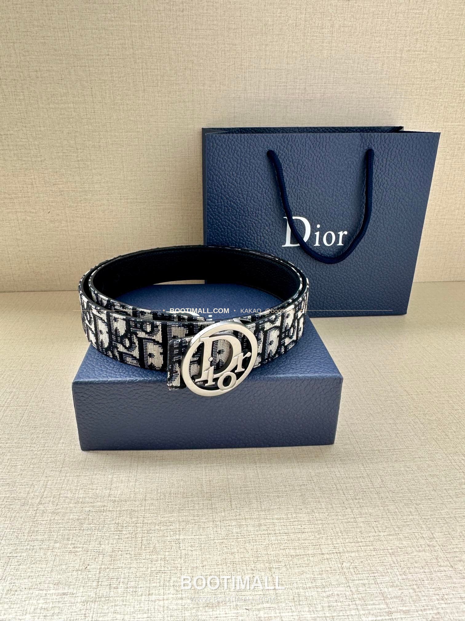 디올 CD 오블리크 브라스 버클 골드 벨트 Dior CD Oblique Brass Buckle Gold Belt 3.5cm 5
