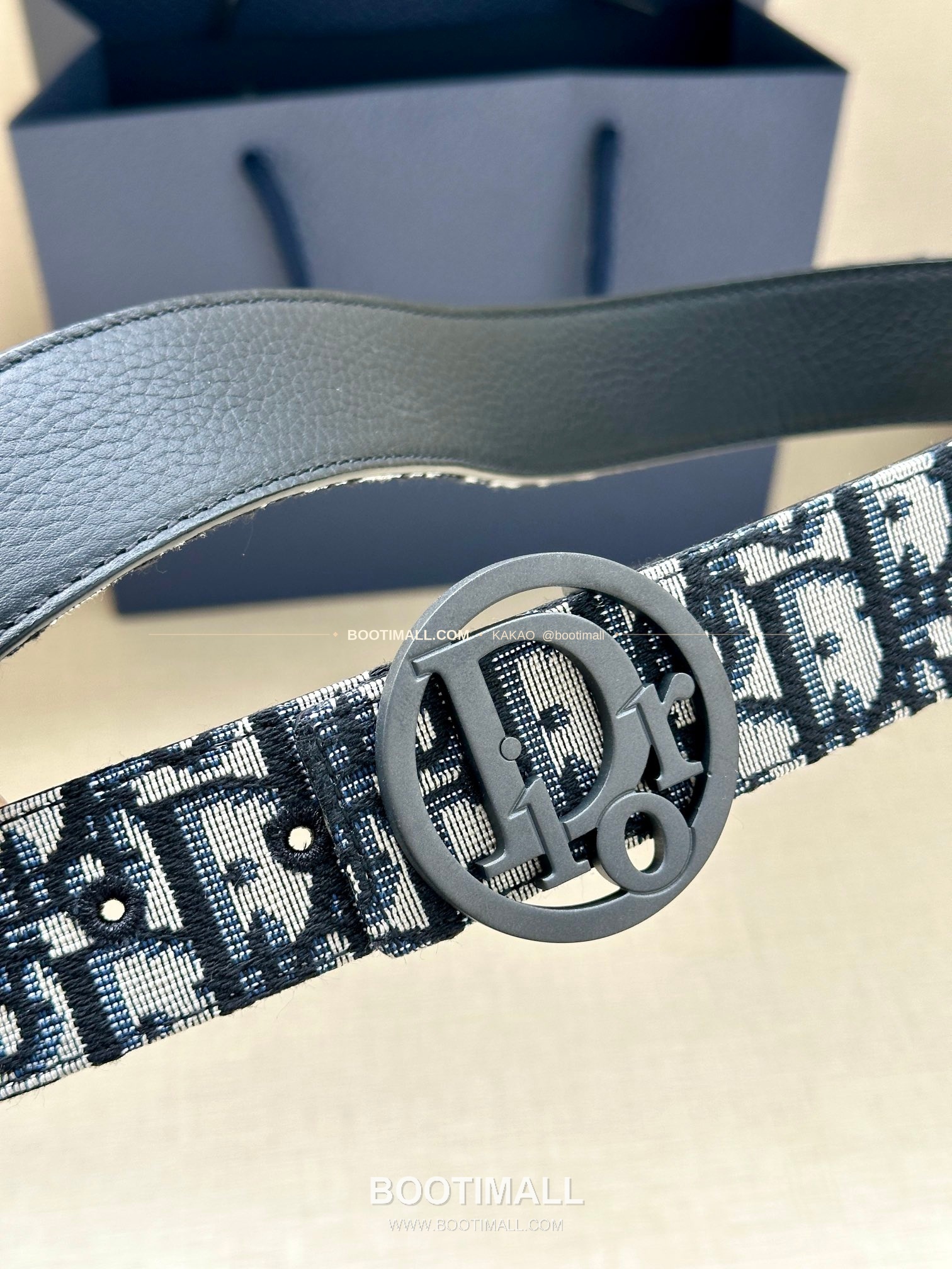 디올 CD 오블리크 브라스 버클 골드 벨트 Dior CD Oblique Brass Buckle Gold Belt 3.5cm 2