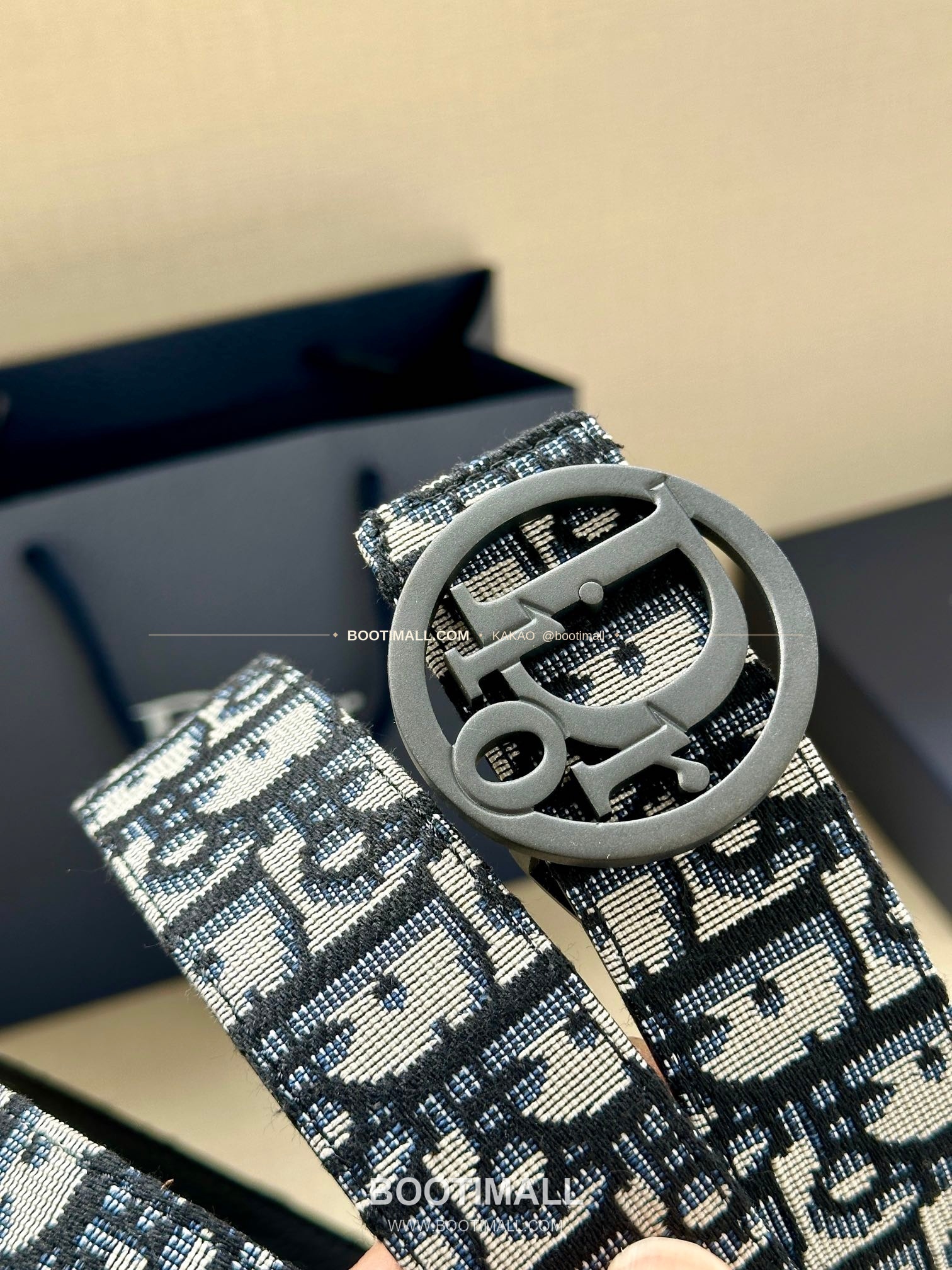 디올 CD 오블리크 브라스 버클 골드 벨트 Dior CD Oblique Brass Buckle Gold Belt 3.5cm 3