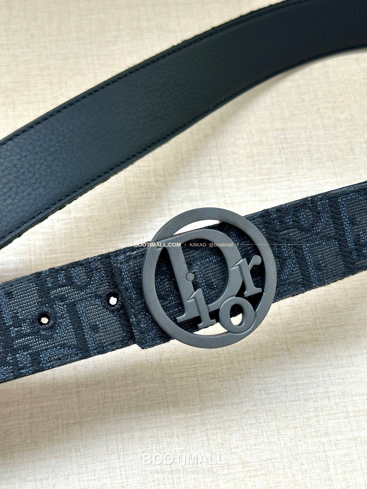 디올 CD 오블리크 브라스 버클 골드 벨트 Dior CD Oblique Brass Buckle Gold Belt 3.5cm 2