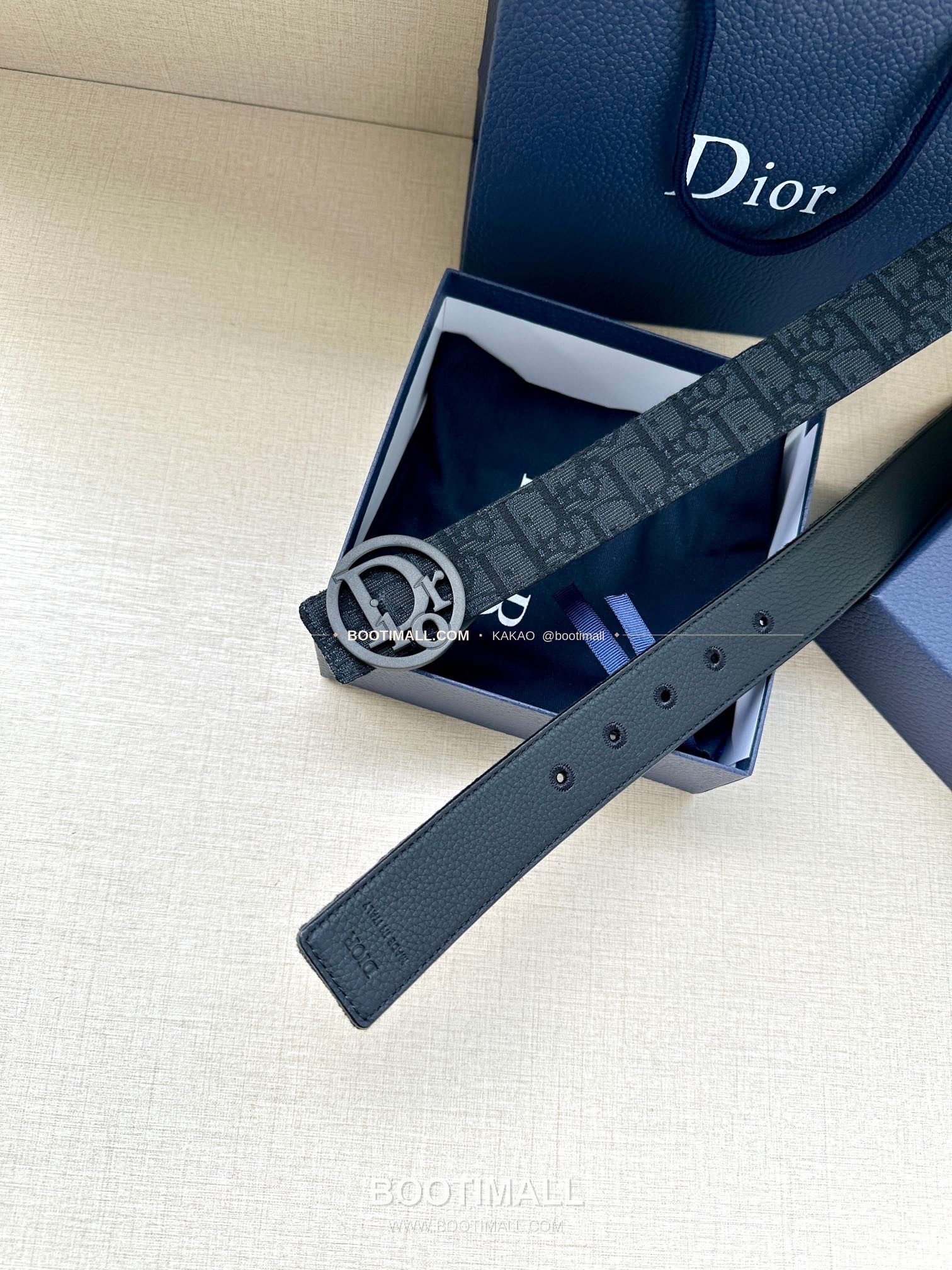 디올 CD 오블리크 브라스 버클 골드 벨트 Dior CD Oblique Brass Buckle Gold Belt 3.5cm 5