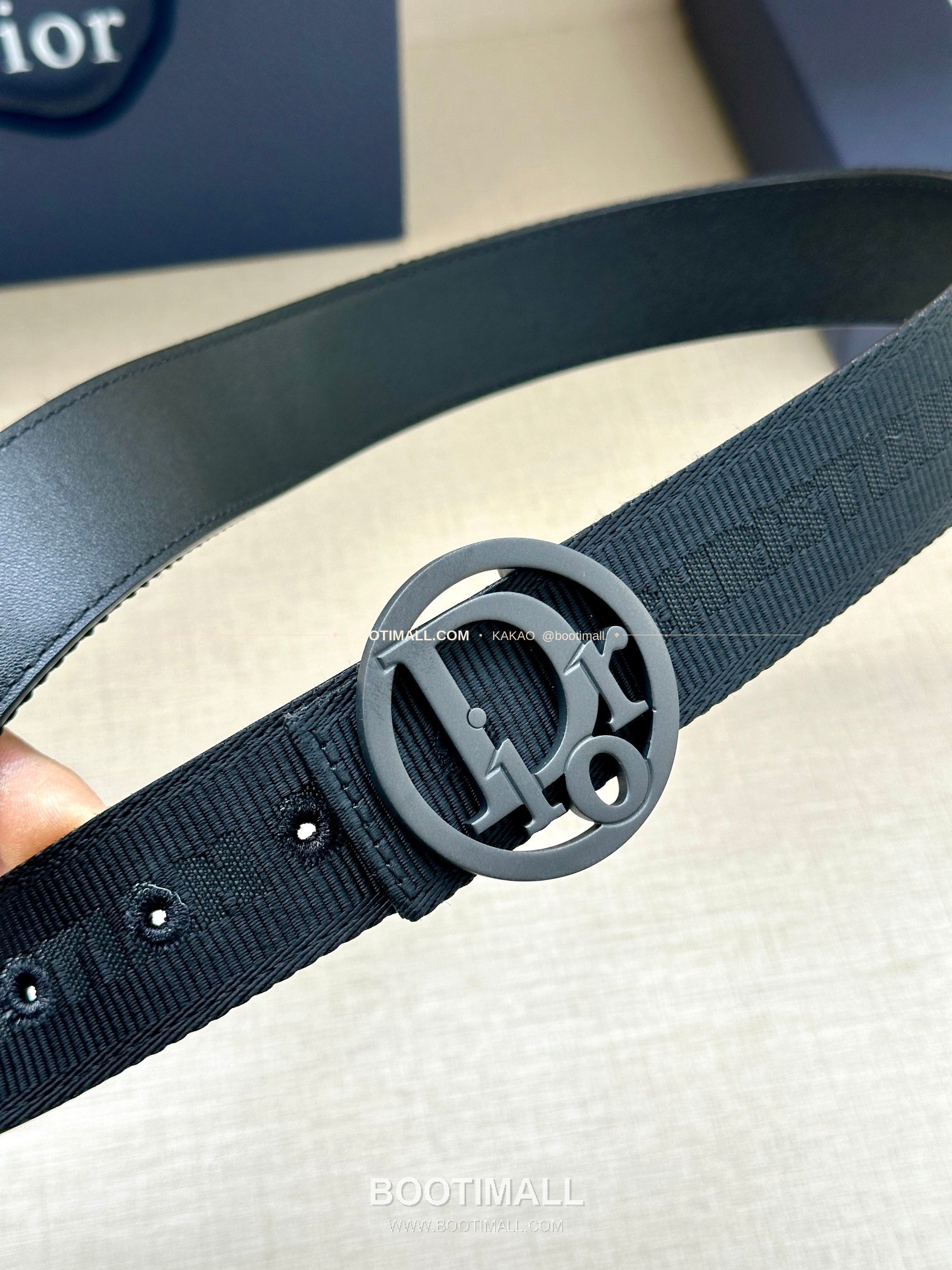 디올 CD 오블리크 브라스 버클 골드 벨트 Dior CD Oblique Brass Buckle Gold Belt 3.5cm 2
