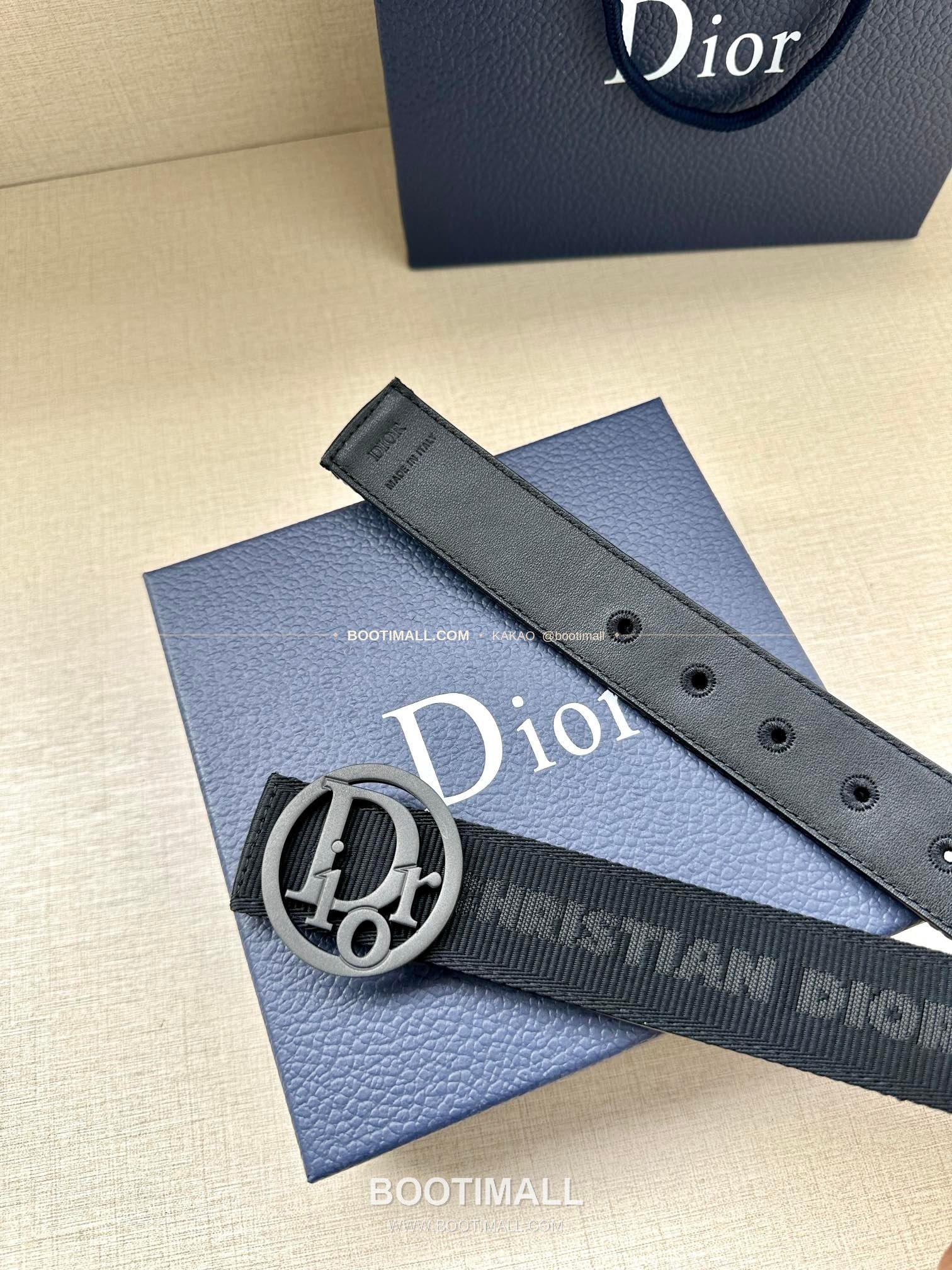 디올 CD 오블리크 브라스 버클 골드 벨트 Dior CD Oblique Brass Buckle Gold Belt 3.5cm 4