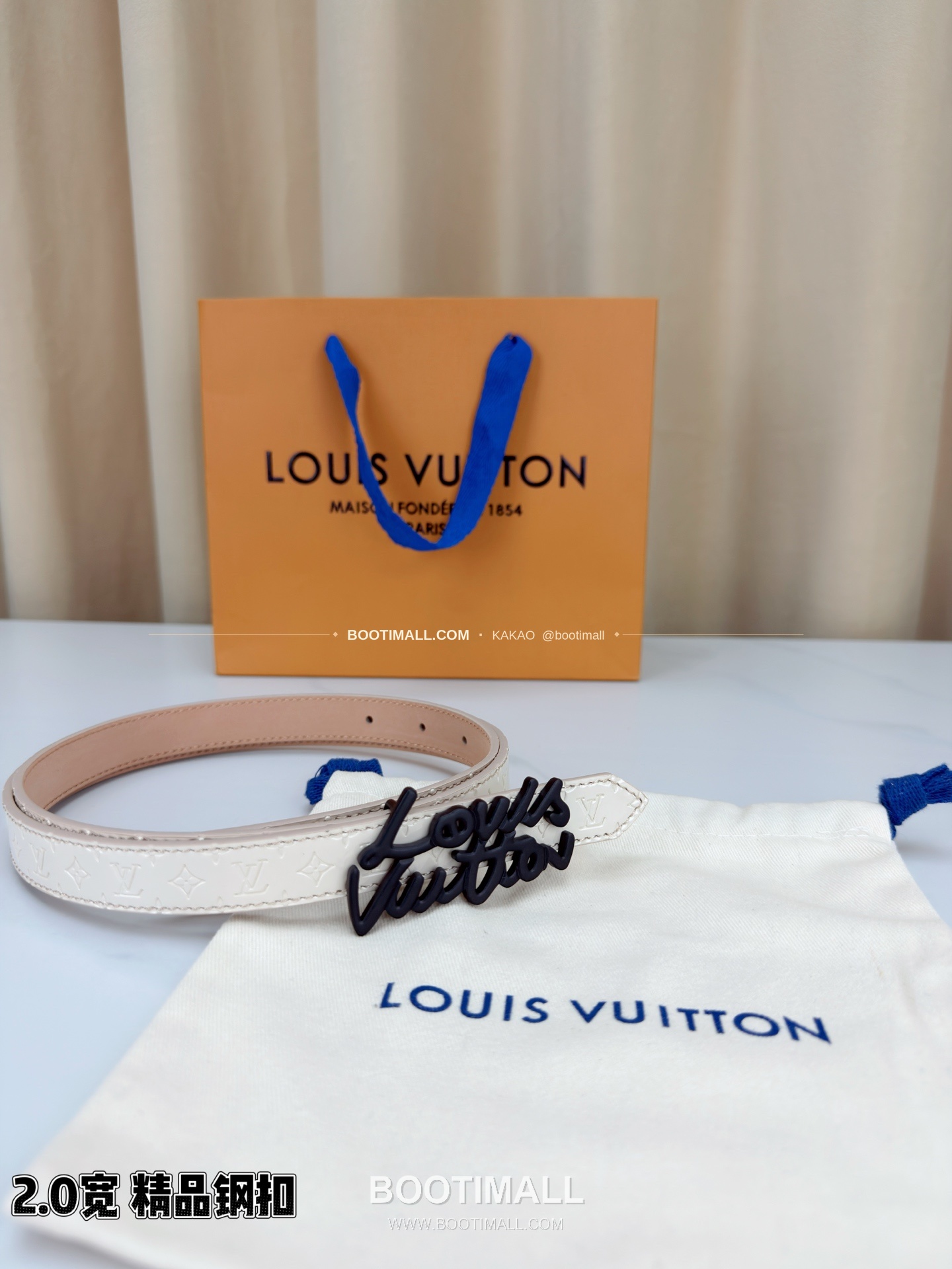 루이비통 모노그램 페이턴트 카프스킨 슬림 벨트 Louis Vuitton Monogram Patent Calfskin Slim Belt 2cm 5