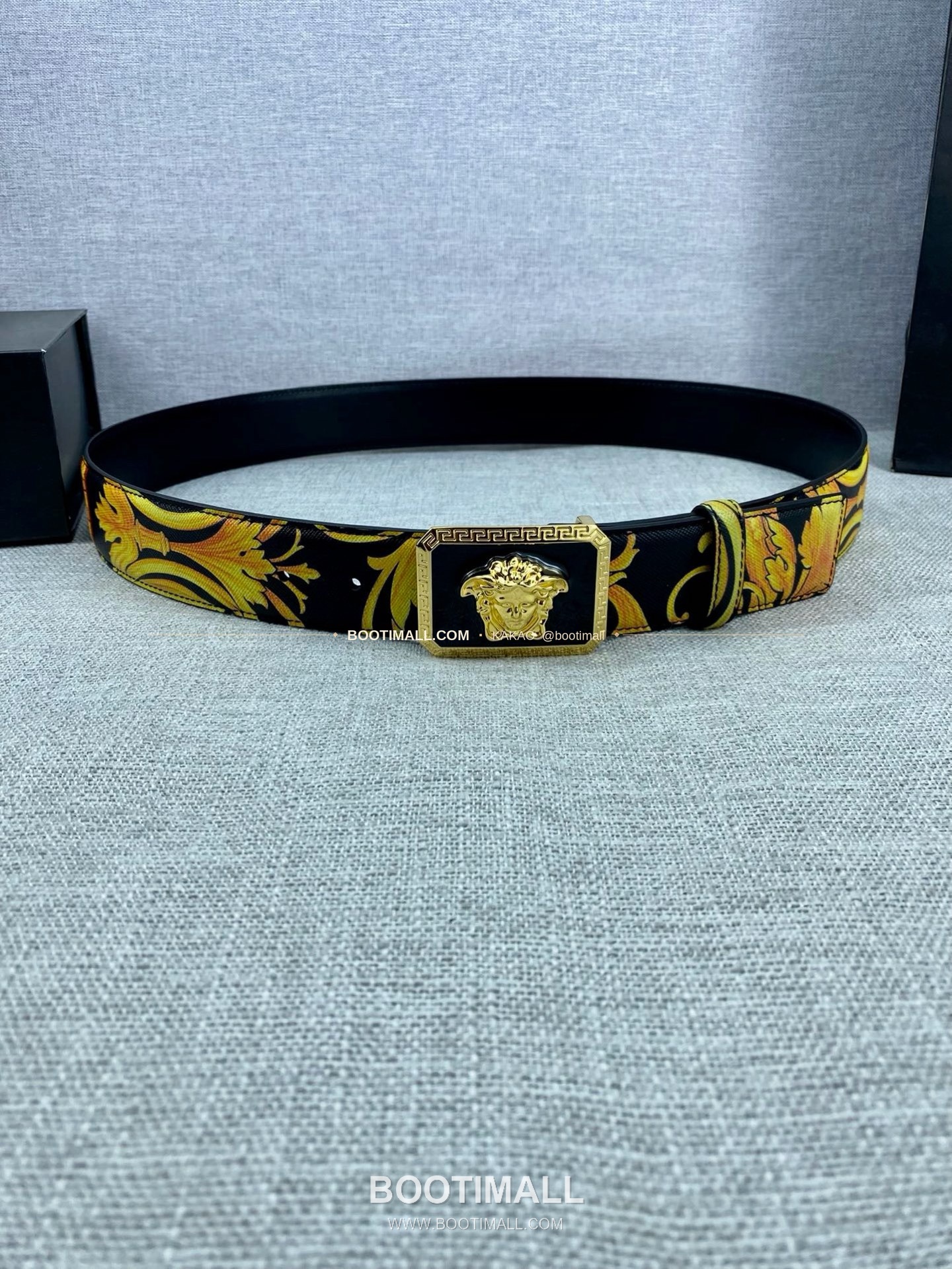베르사체 카프스킨 팔라초 메두사 라포프클래식 벨트 Versace Calfskin Palazzo Medusa Le Pop Classique Belt 4cm 5