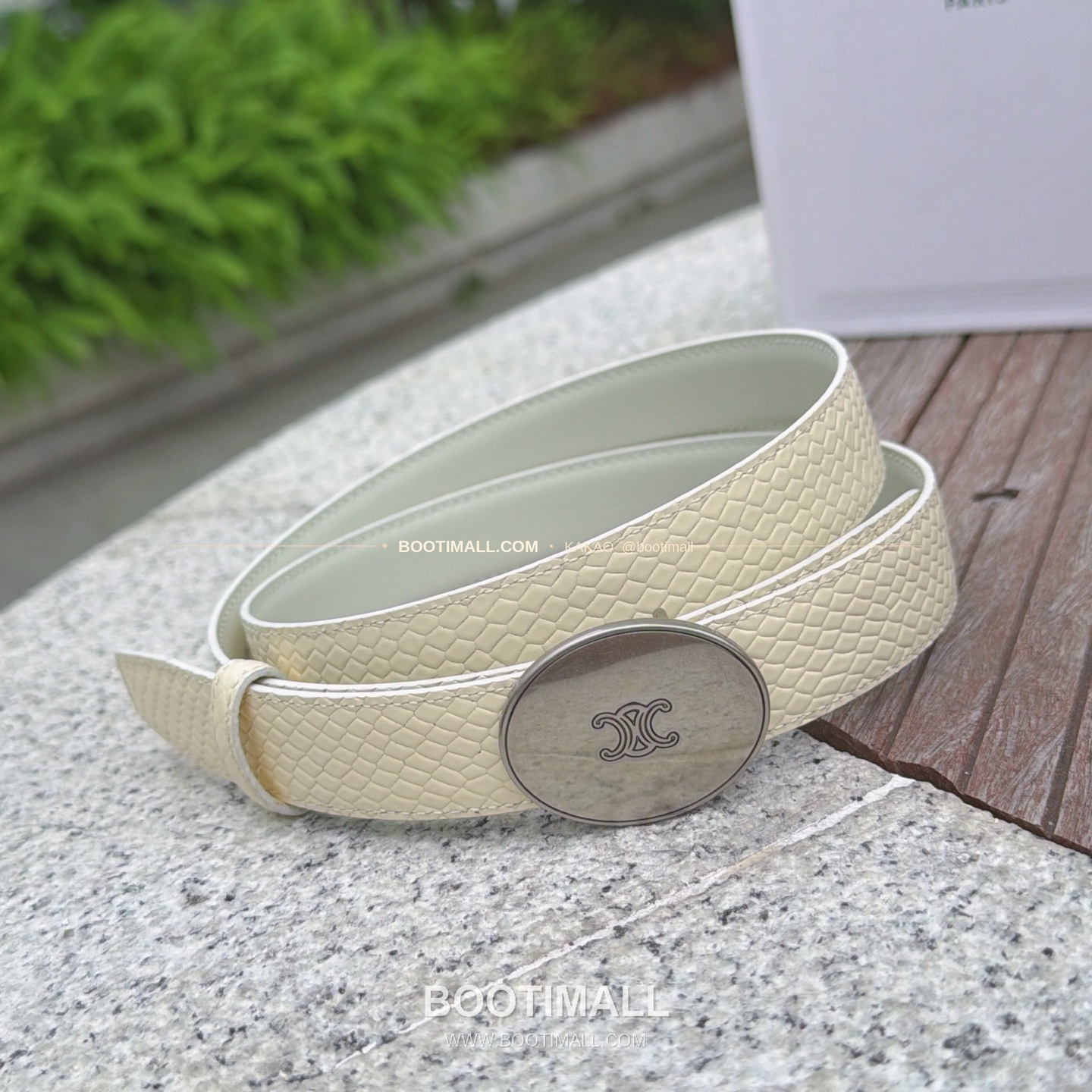 셀린느 카프스킨 로고 플로팅 버클 리버서블 벨트 Celine Calfskin Logo Floating Buckle Reversible Belt 2.5cm 2