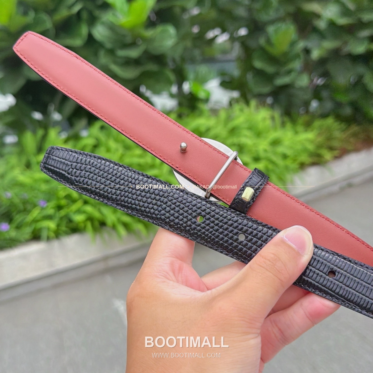 셀린느 카프스킨 로고 플로팅 버클 리버서블 벨트 Celine Calfskin Logo Floating Buckle Reversible Belt 2.5cm 6