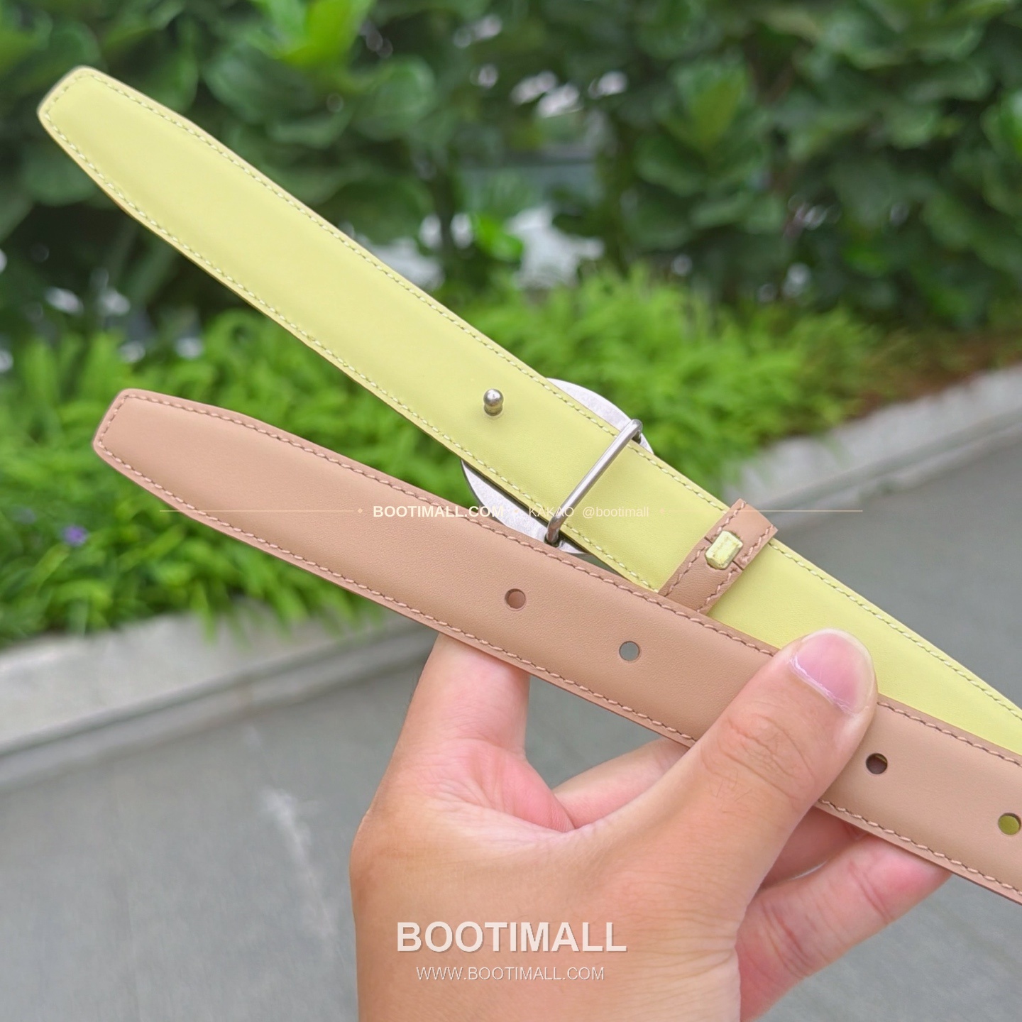 셀린느 카프스킨 로고 플로팅 버클 리버서블 벨트 Celine Calfskin Logo Floating Buckle Reversible Belt 2.5cm 6