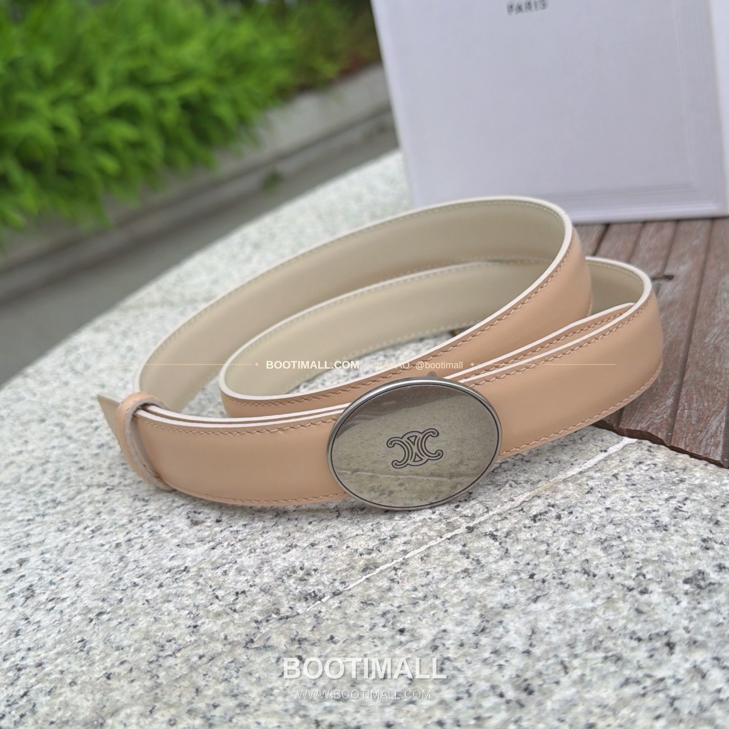 셀린느 카프스킨 로고 플로팅 버클 리버서블 벨트 Celine Calfskin Logo Floating Buckle Reversible Belt 2.5cm 2