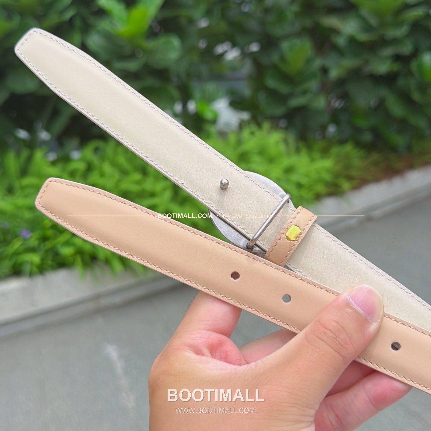 셀린느 카프스킨 로고 플로팅 버클 리버서블 벨트 Celine Calfskin Logo Floating Buckle Reversible Belt 2.5cm 6
