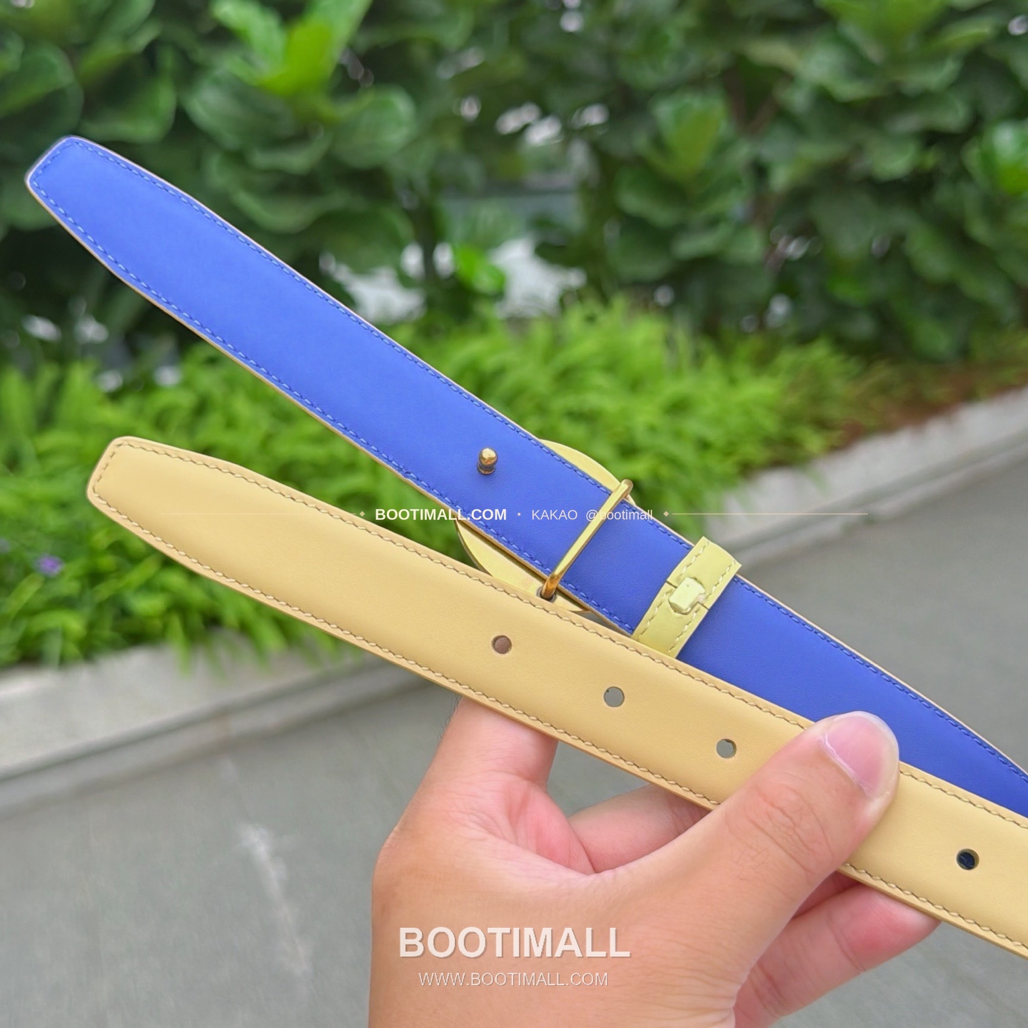 셀린느 카프스킨 로고 플로팅 버클 리버서블 벨트 Celine Calfskin Logo Floating Buckle Reversible Belt 2.5cm 6
