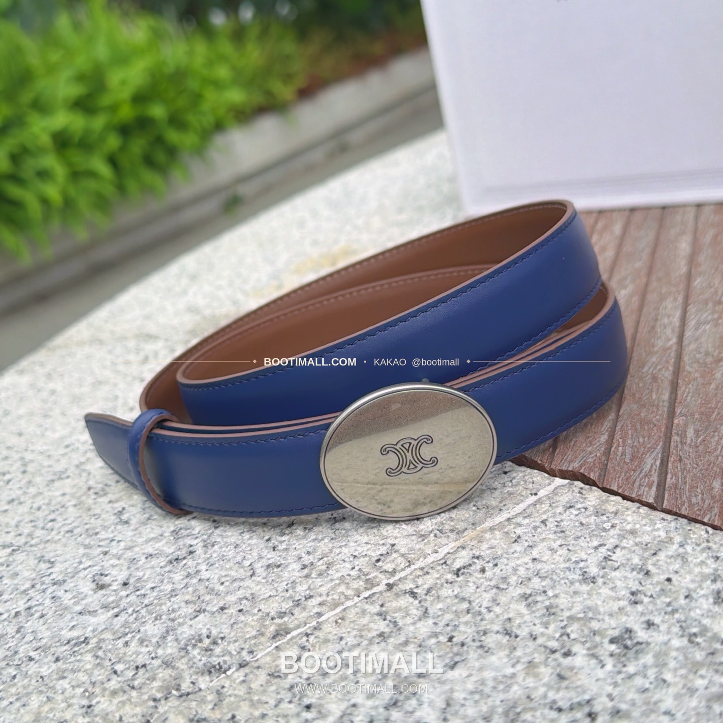 셀린느 카프스킨 로고 플로팅 버클 리버서블 벨트 Celine Calfskin Logo Floating Buckle Reversible Belt 2.5cm 2