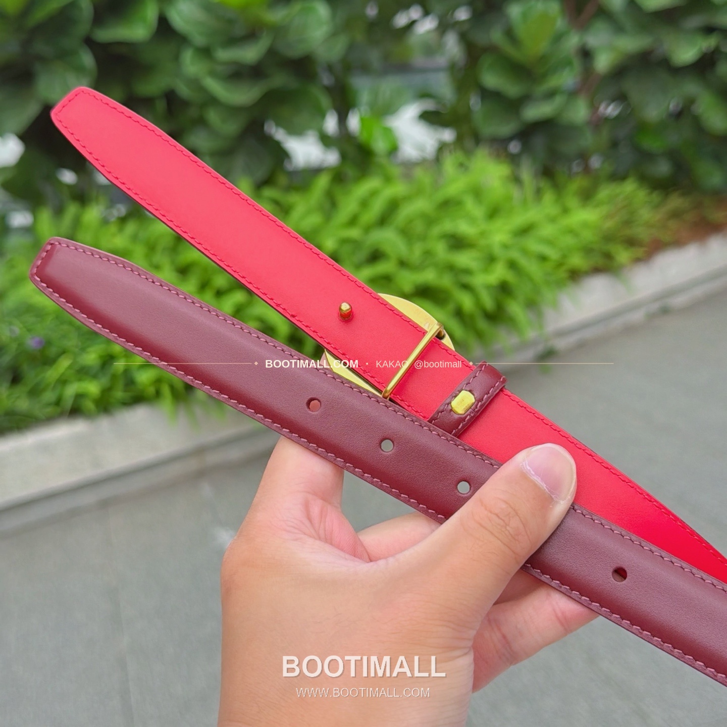 셀린느 카프스킨 로고 플로팅 버클 리버서블 벨트 Celine Calfskin Logo Floating Buckle Reversible Belt 2.5cm 6