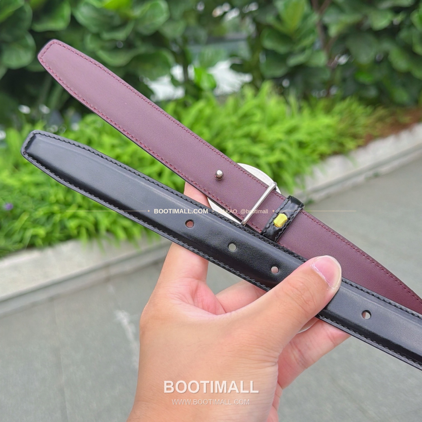 셀린느 카프스킨 로고 플로팅 버클 리버서블 벨트 Celine Calfskin Logo Floating Buckle Reversible Belt 2.5cm 6