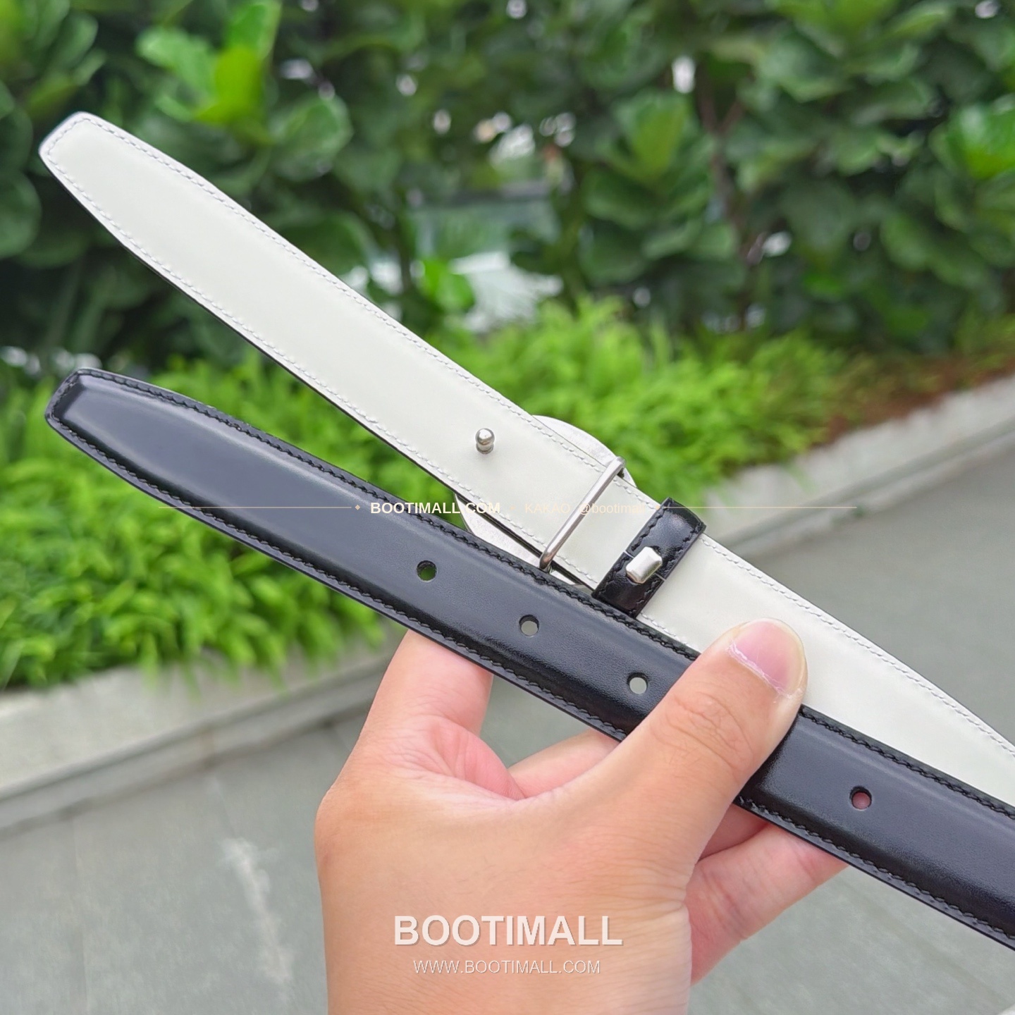 셀린느 카프스킨 로고 플로팅 버클 리버서블 벨트 Celine Calfskin Logo Floating Buckle Reversible Belt 2.5cm 6