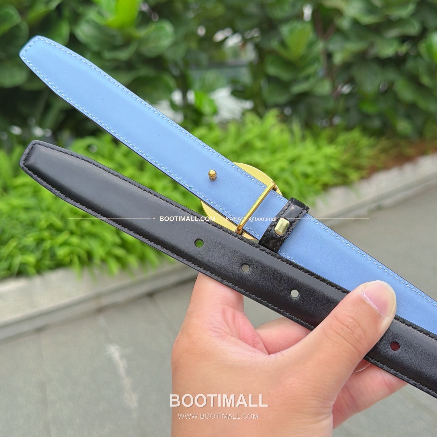 셀린느 카프스킨 로고 플로팅 버클 리버서블 벨트 Celine Calfskin Logo Floating Buckle Reversible Belt 2.5cm 6