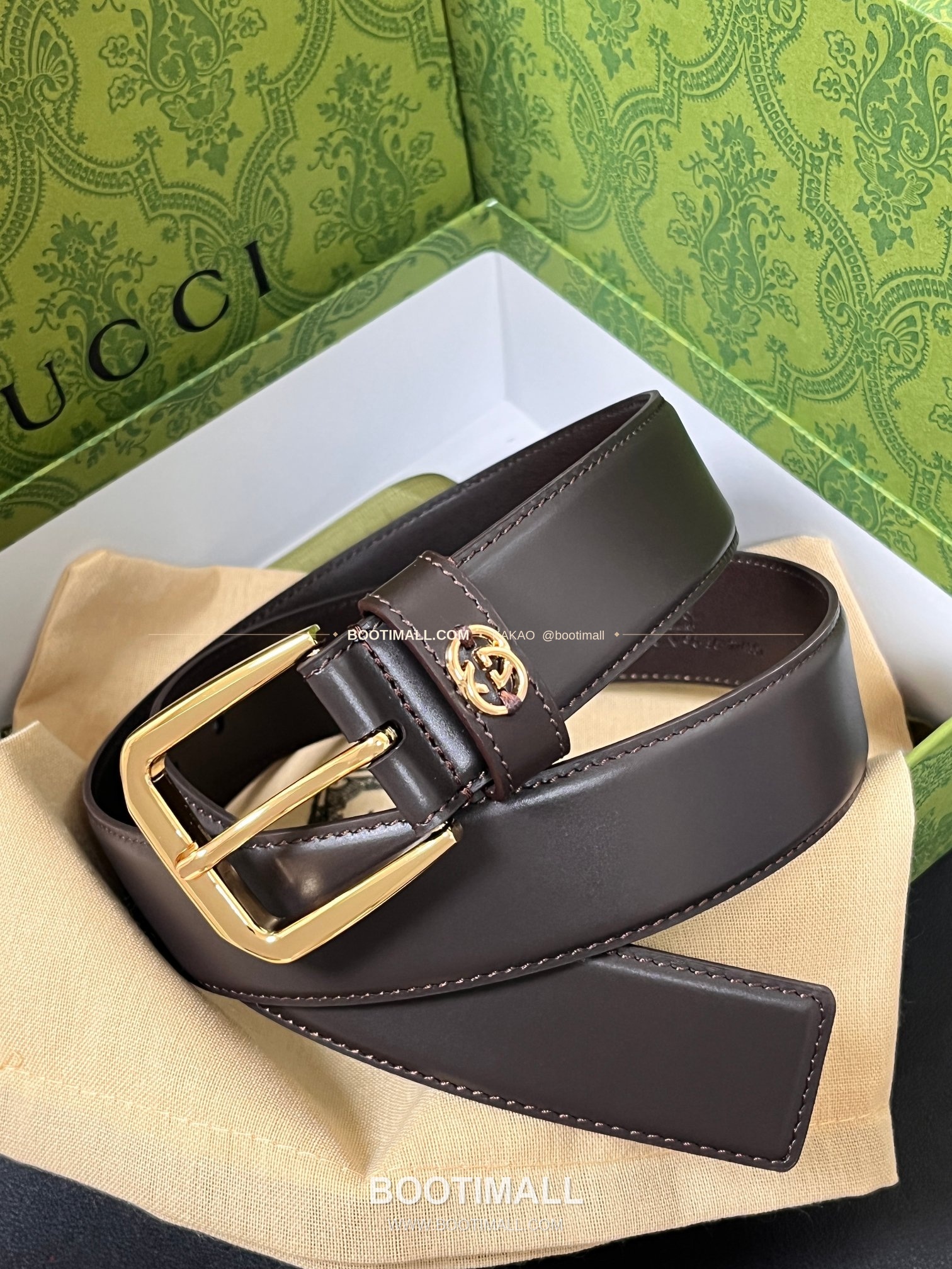 구찌 카프스킨 G 핀버클 엠보스 블랙 벨트 Gucci Calfskin G Pin Buckle Embossed Black Belt 3.5cm 1