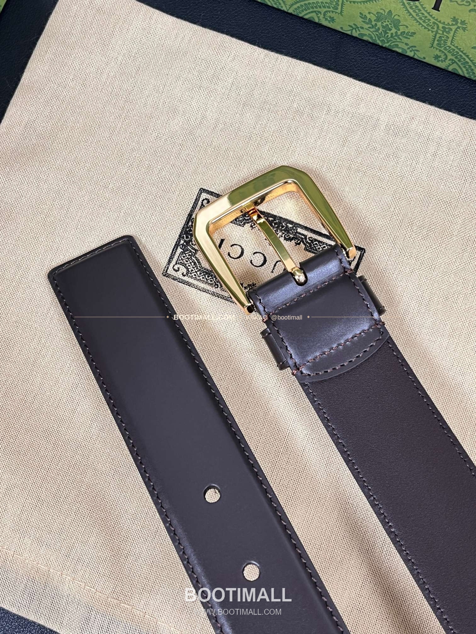 구찌 카프스킨 G 핀버클 엠보스 블랙 벨트 Gucci Calfskin G Pin Buckle Embossed Black Belt 3.5cm 5