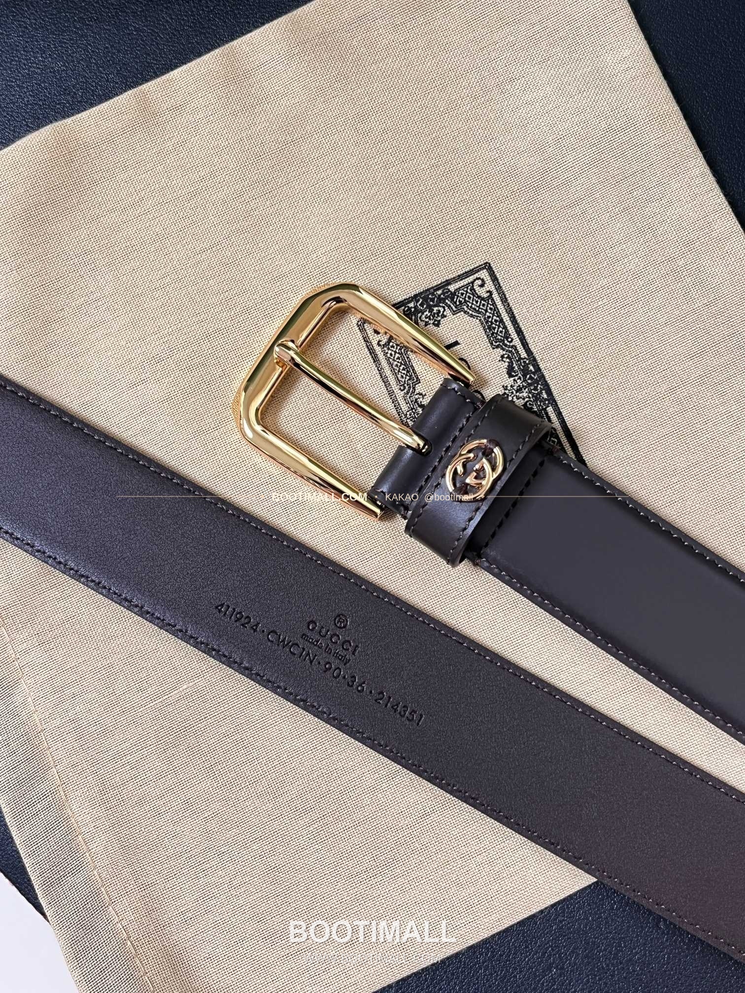 구찌 카프스킨 G 핀버클 엠보스 블랙 벨트 Gucci Calfskin G Pin Buckle Embossed Black Belt 3.5cm 6