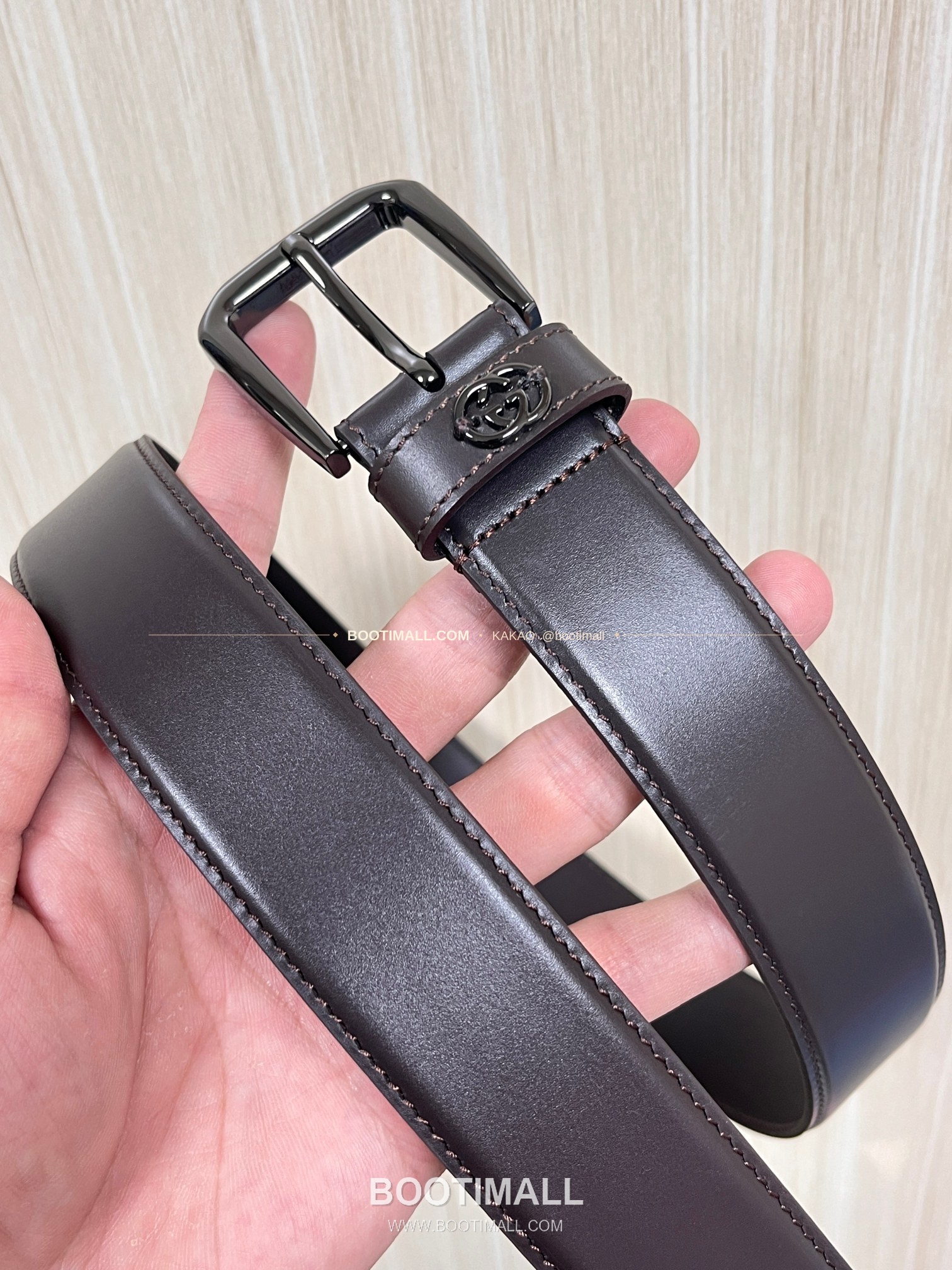 구찌 카프스킨 G 핀버클 엠보스 블랙 벨트 Gucci Calfskin G Pin Buckle Embossed Black Belt 3.5cm 3