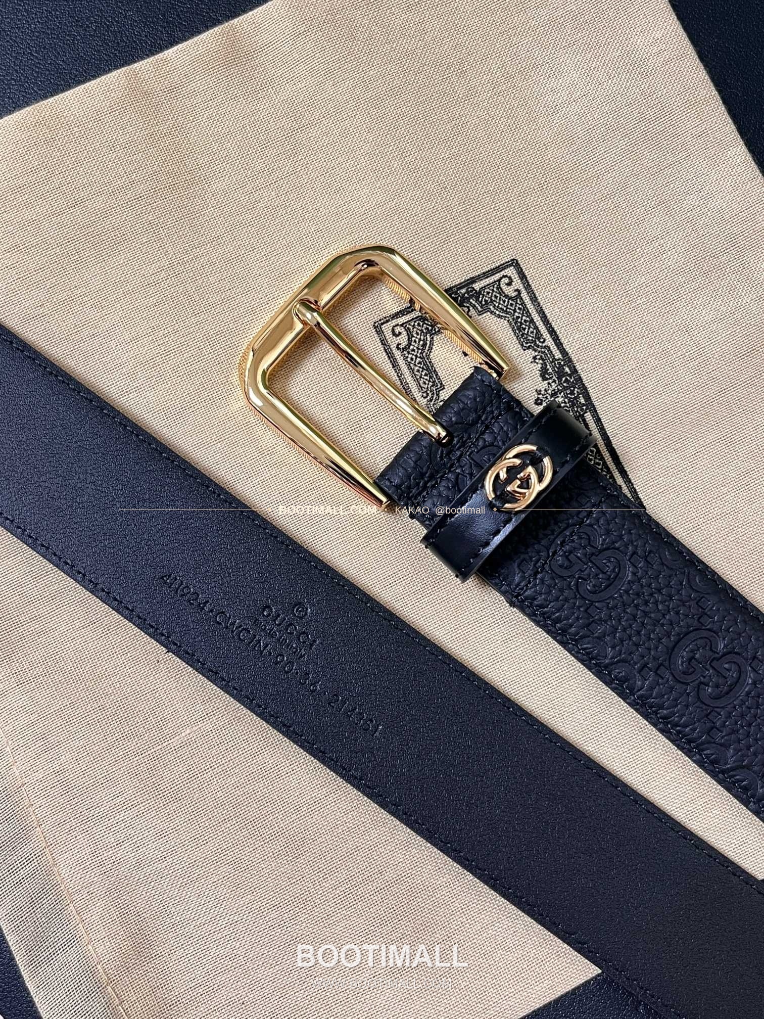 구찌 리치드 카프스킨 G 핀버클 블랙 벨트 Gucci Grained Calfskin G Pin Buckle Black Belt 3.5cm 6