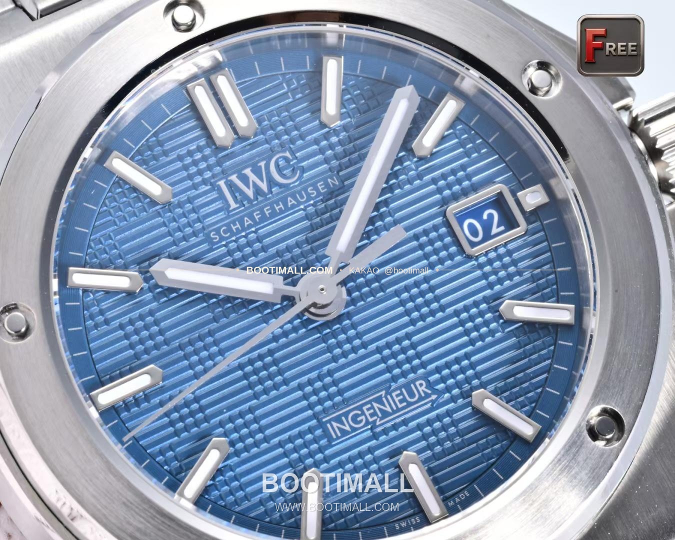 IWC 인게뉴어 스틸 그리드다이얼 오토매틱 IWC Ingenieur Steel Grid Dial Automatic 40mm 3