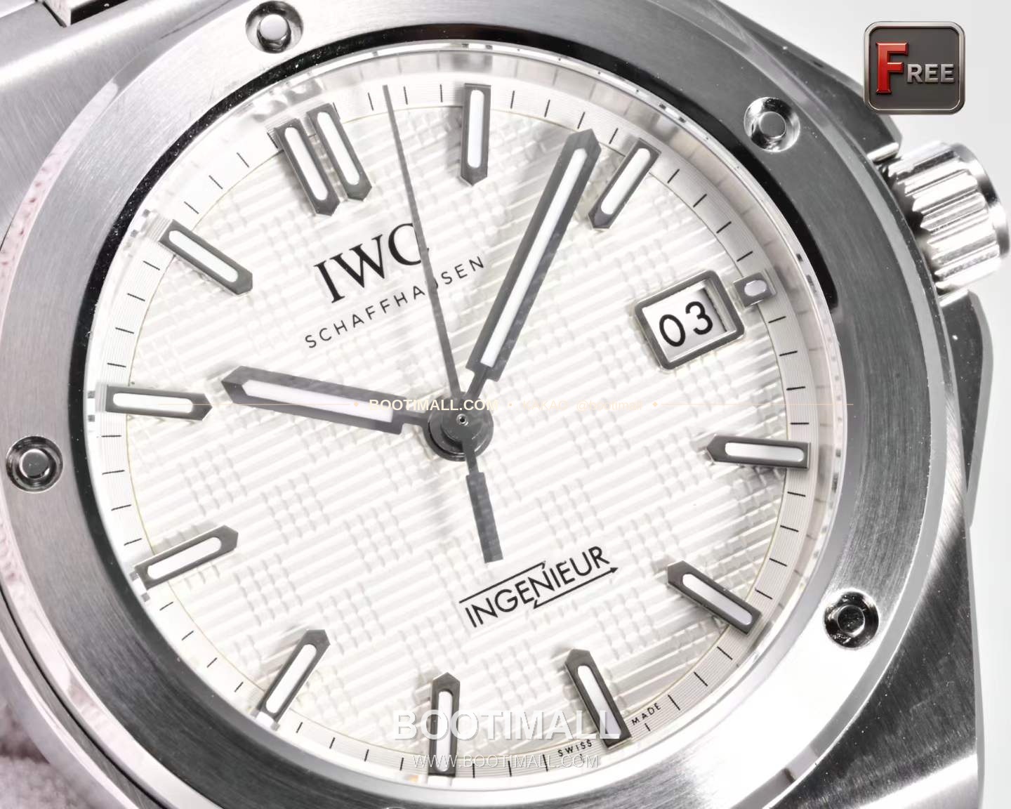 IWC 인게뉴어 스틸 그리드다이얼 오토매틱 IWC Ingenieur Steel Grid Dial Automatic 40mm 2