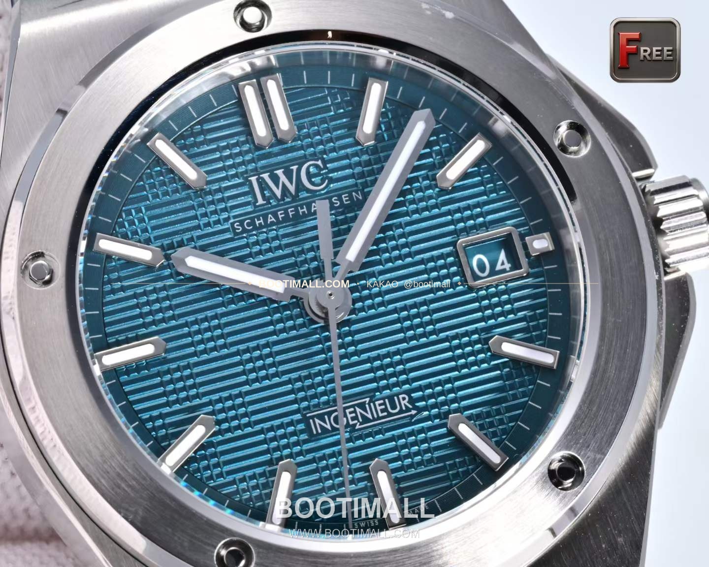 IWC 인게뉴어 스틸 그리드다이얼 오토매틱 IWC Ingenieur Steel Grid Dial Automatic 40mm 4
